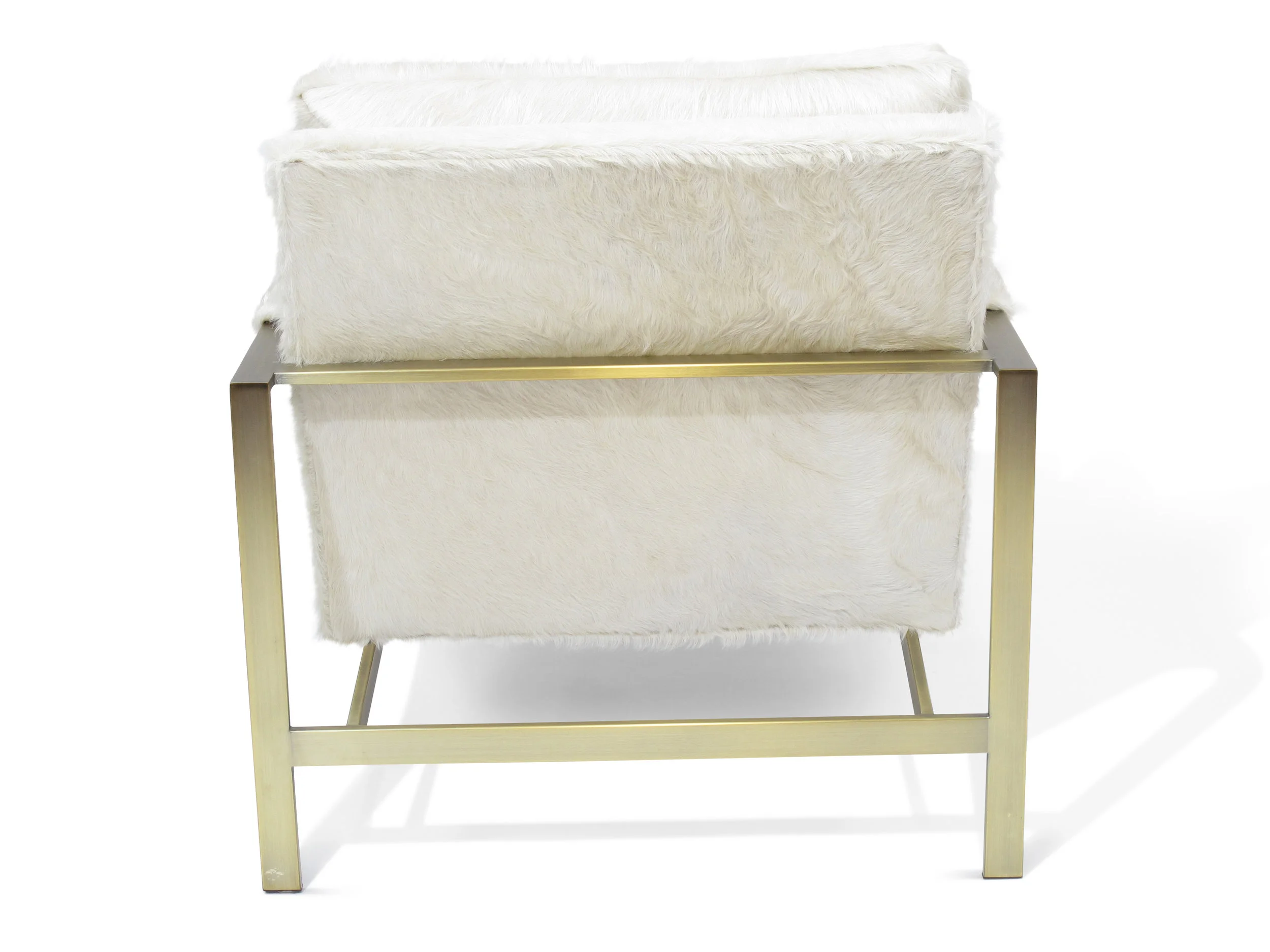Milo Baughman for Thayer Coggin Lounge Chair in Cow Hide 7