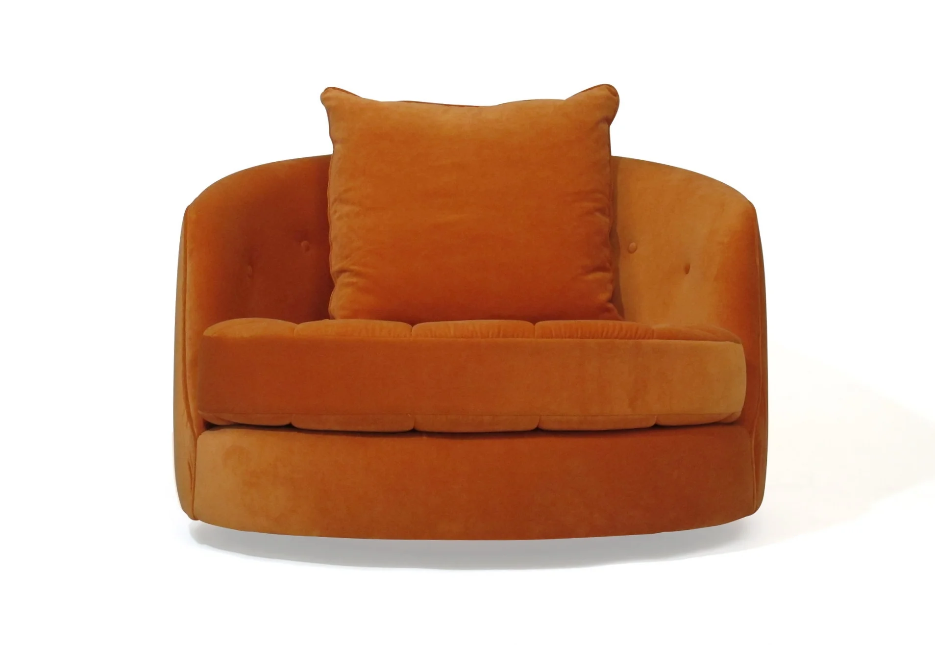 Milo Baughman Tub Chair and Ottoman 2