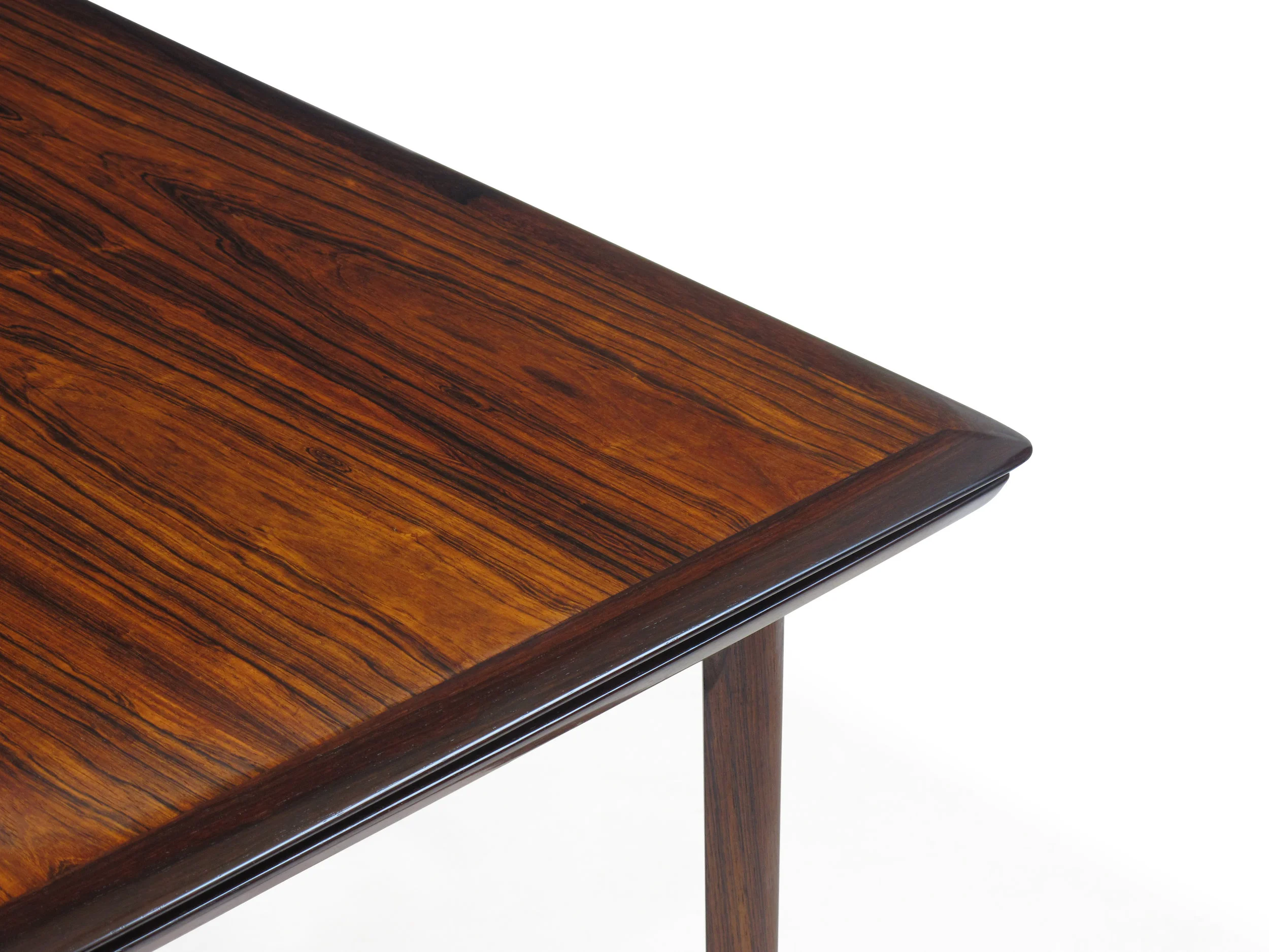 Danish Brazilian Rosewood Dining Table by HP Hansen 9
