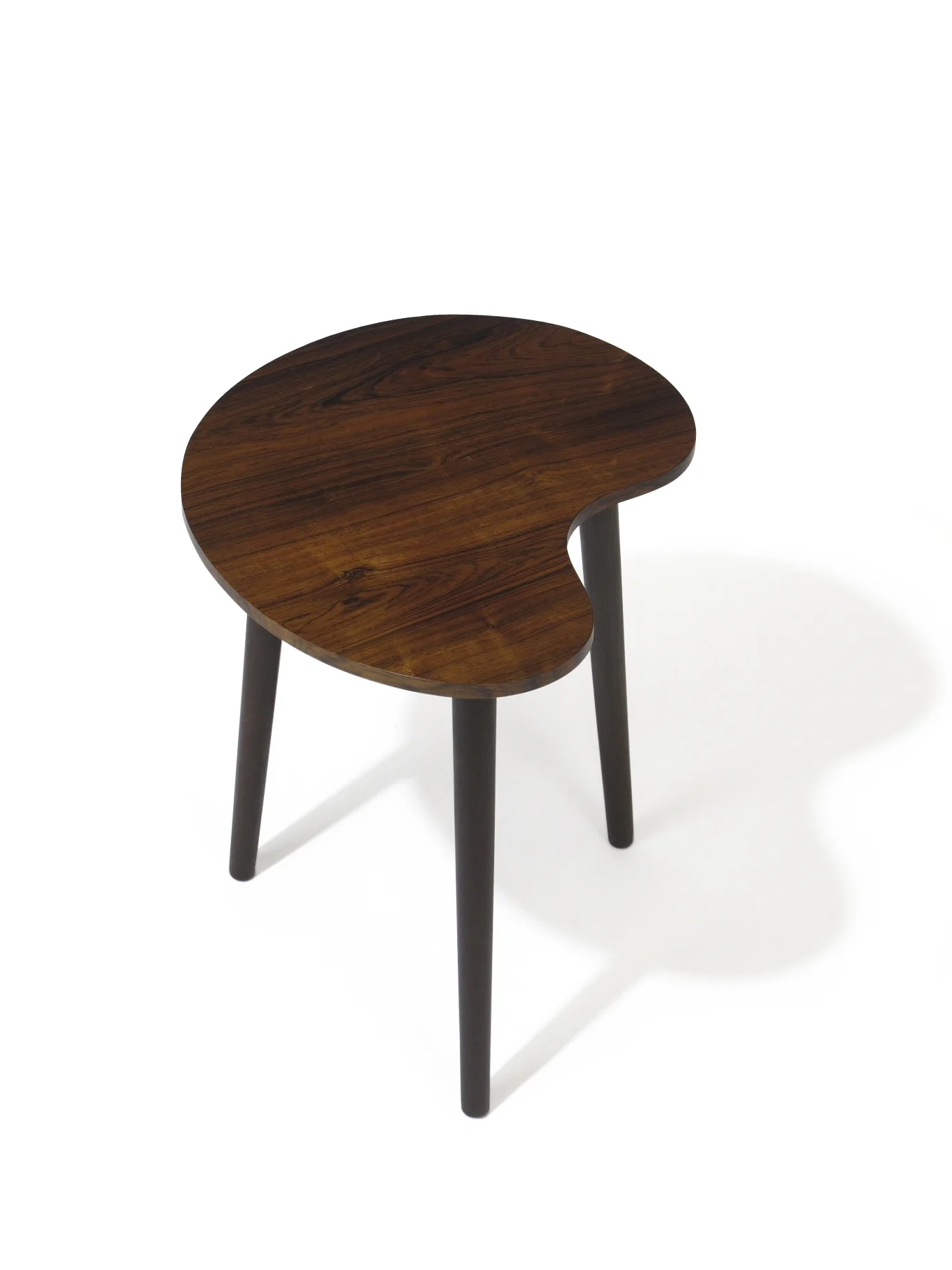 Rosewood Artist Pallet Shaped Side Table