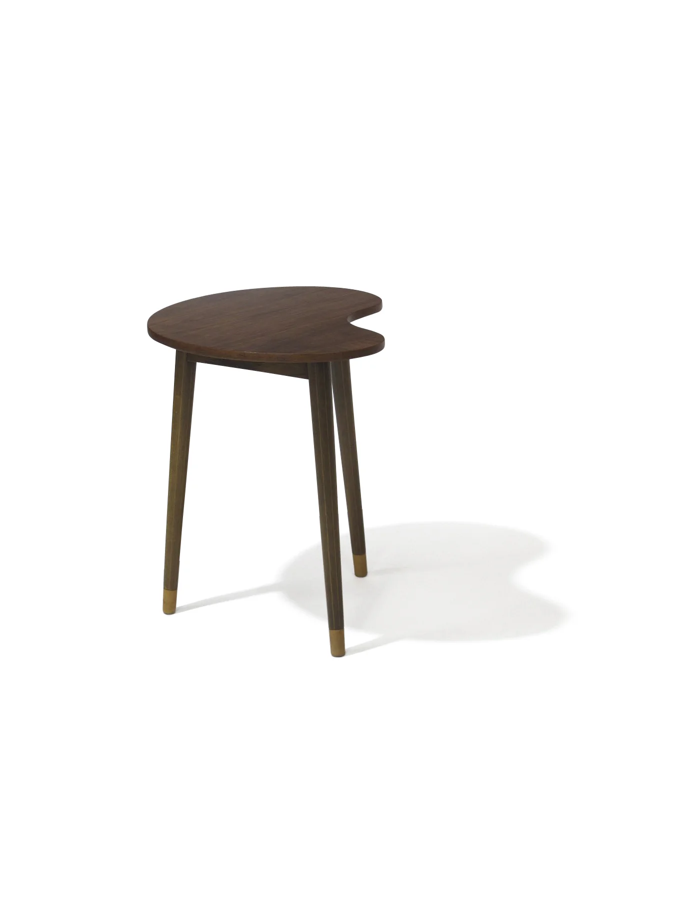 Rosewood Artist Pallet Shaped Side Table 5