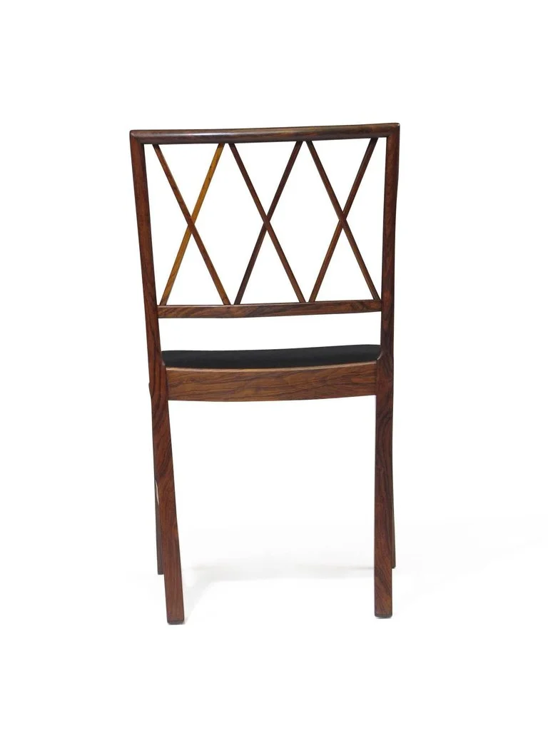Ole Wanscher for A.J. Iversen 1942 Rosewood Dining Chairs 2