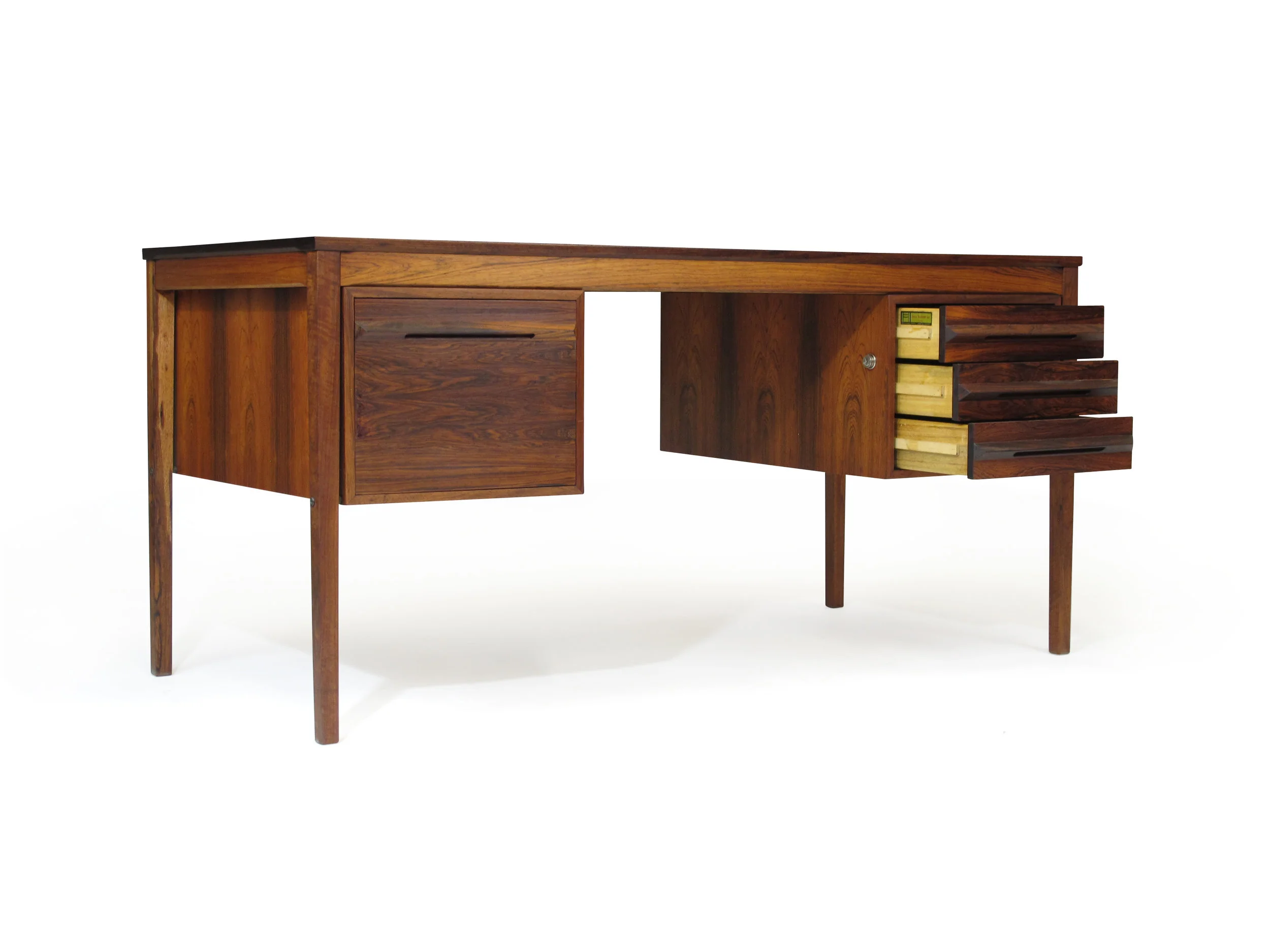 Haug Snekkeri Desk with Filing Cabinet — Chris Howard Antiques