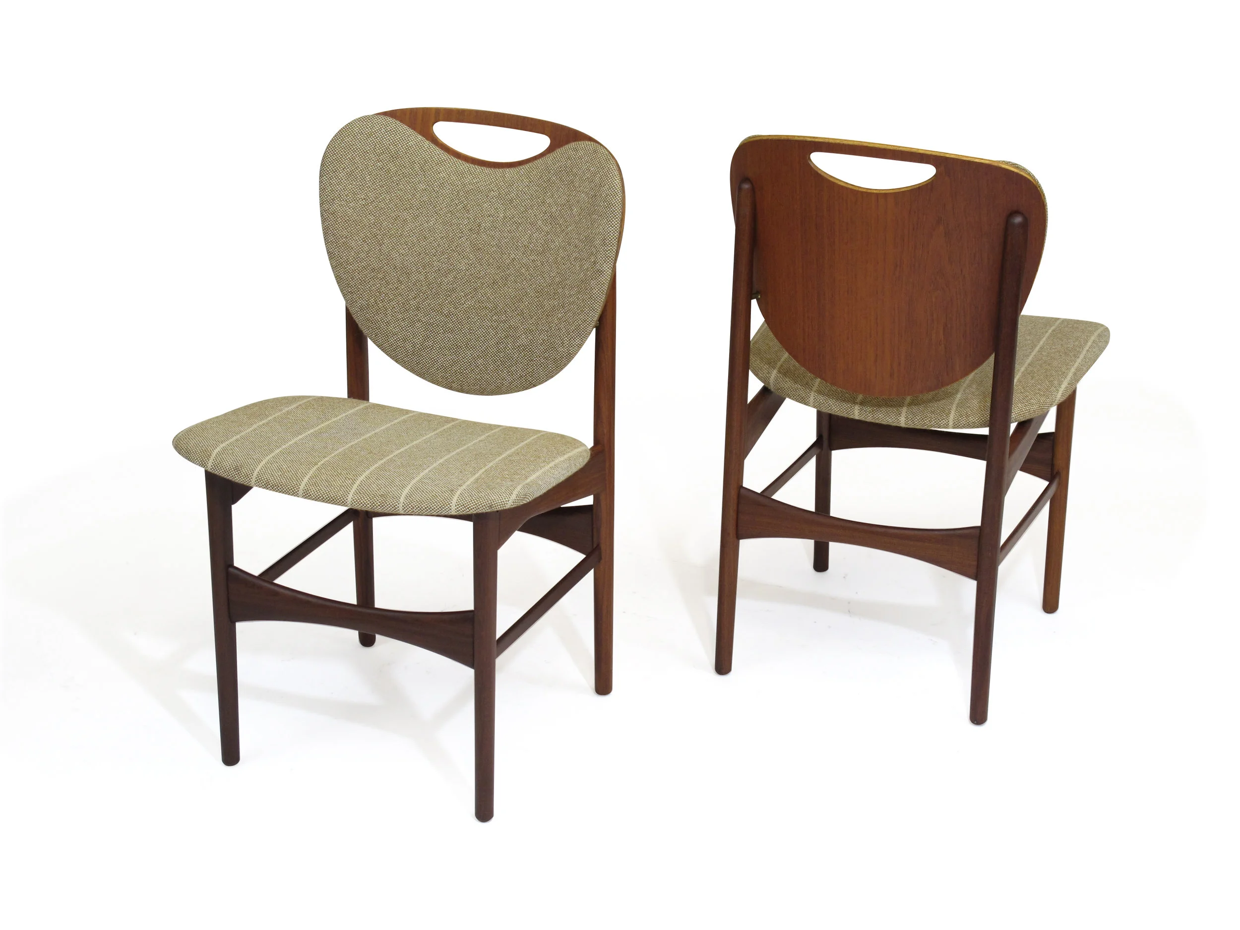 Shield Back Teak Dining Chairs 9