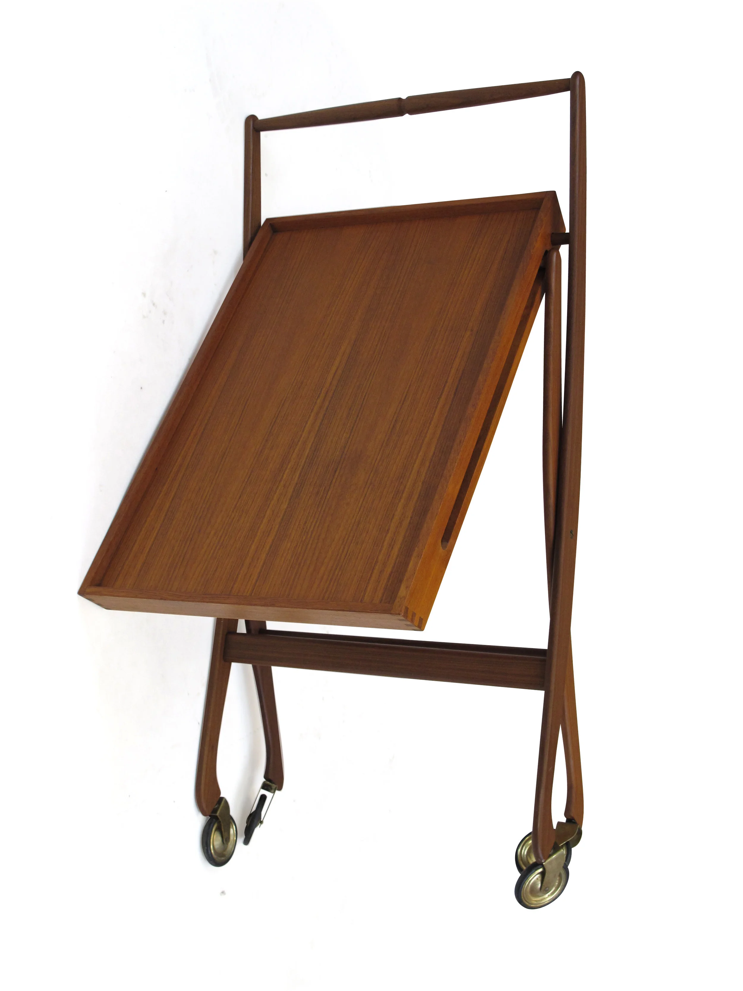 Teak Folding Cart 7
