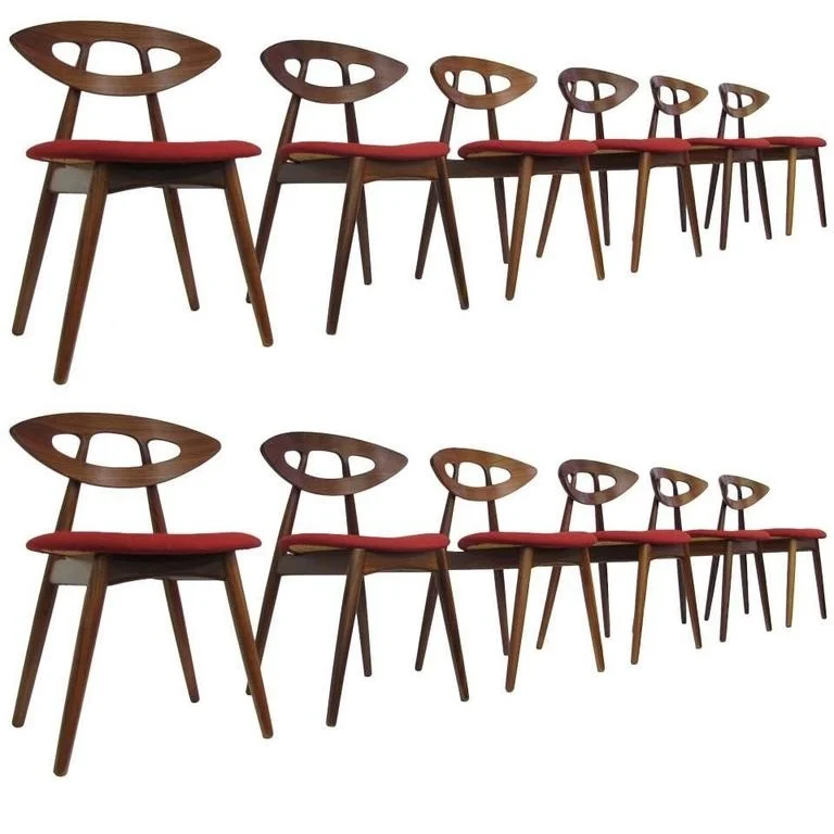 Ejvind A. Johansson Dining "Eye" Chairs 1
