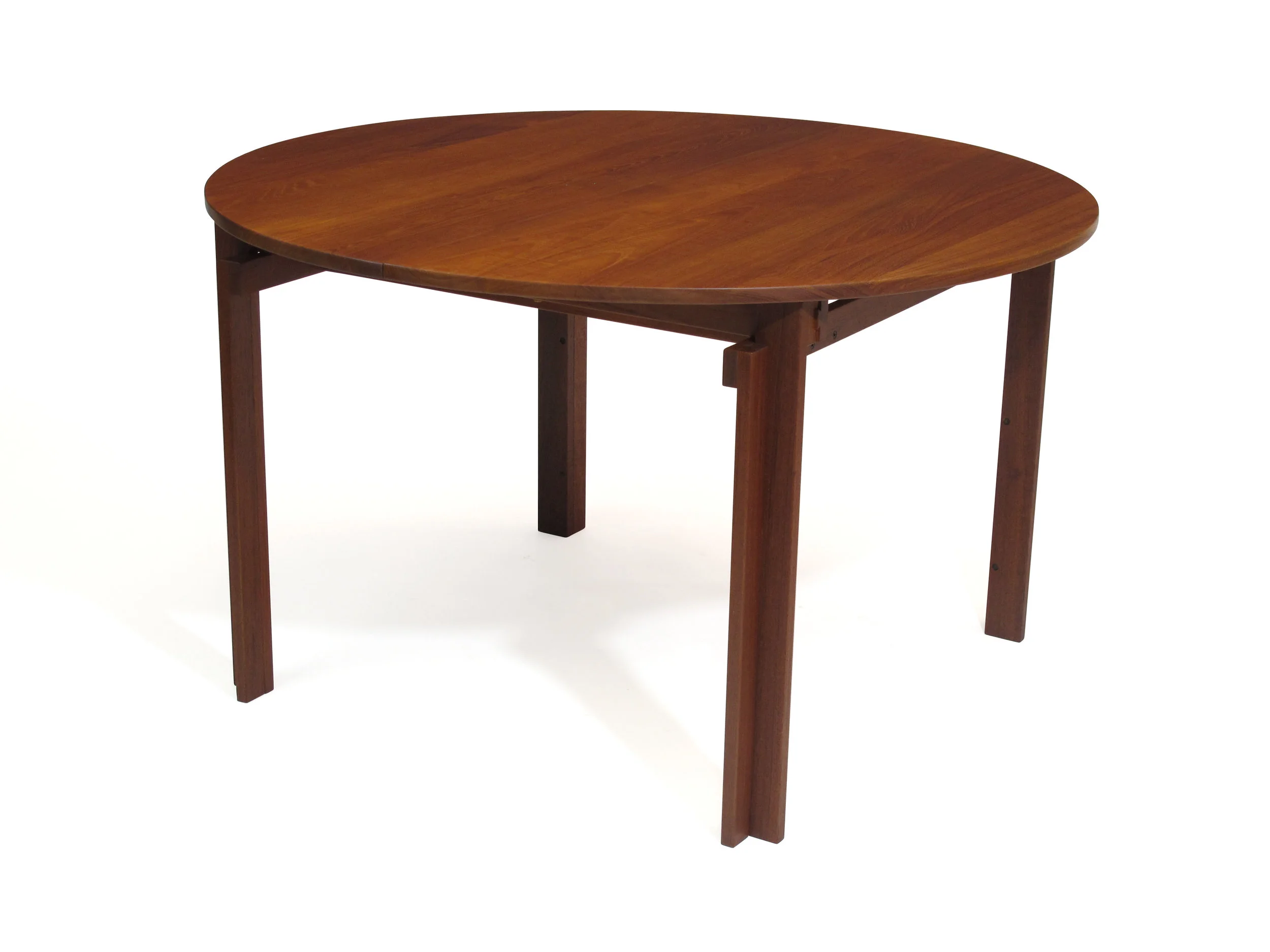 Peter Hvidt Solid Teak Dining Table with Leaves 3