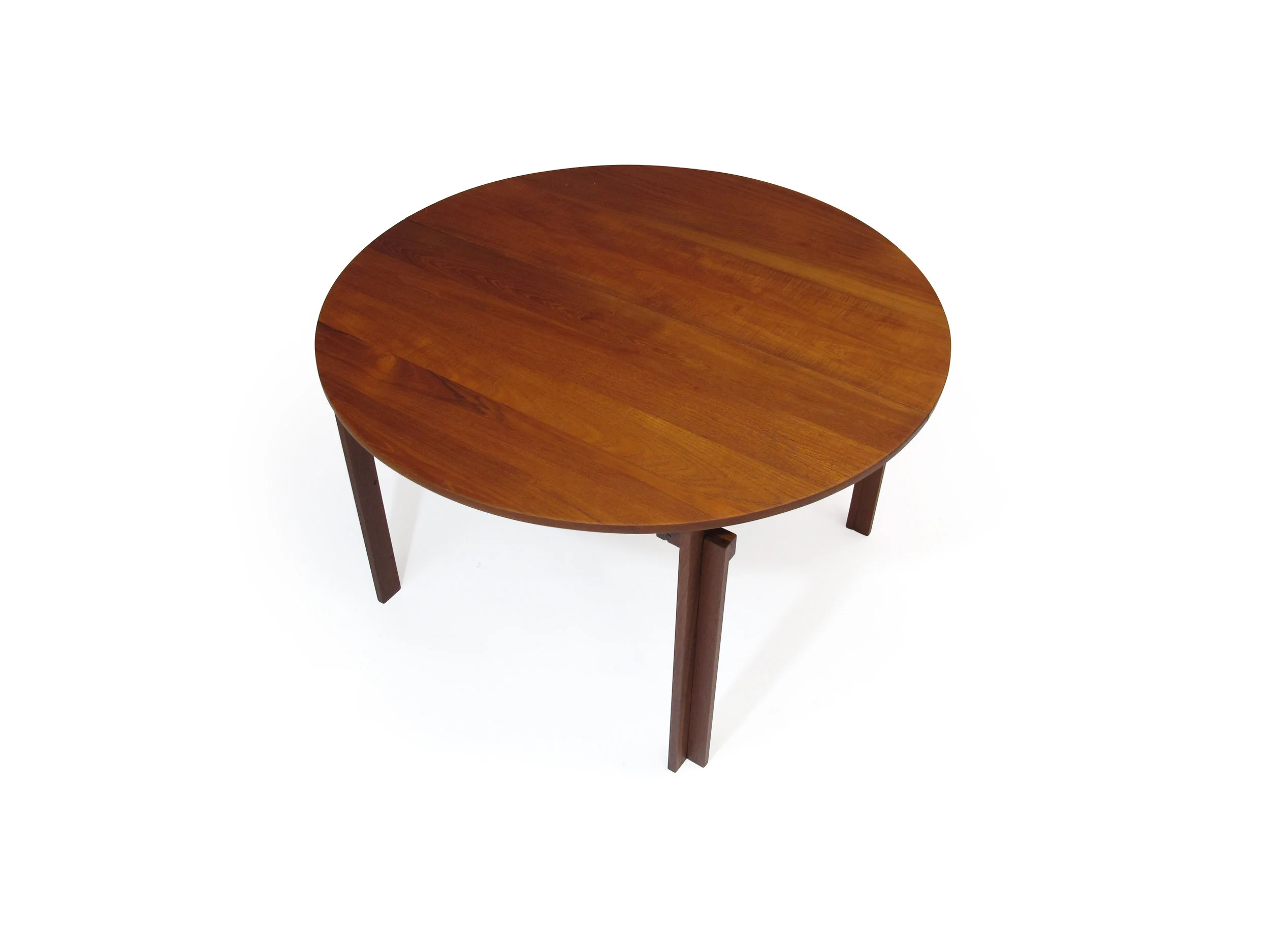 Peter Hvidt Solid Teak Dining Table with Leaves 10