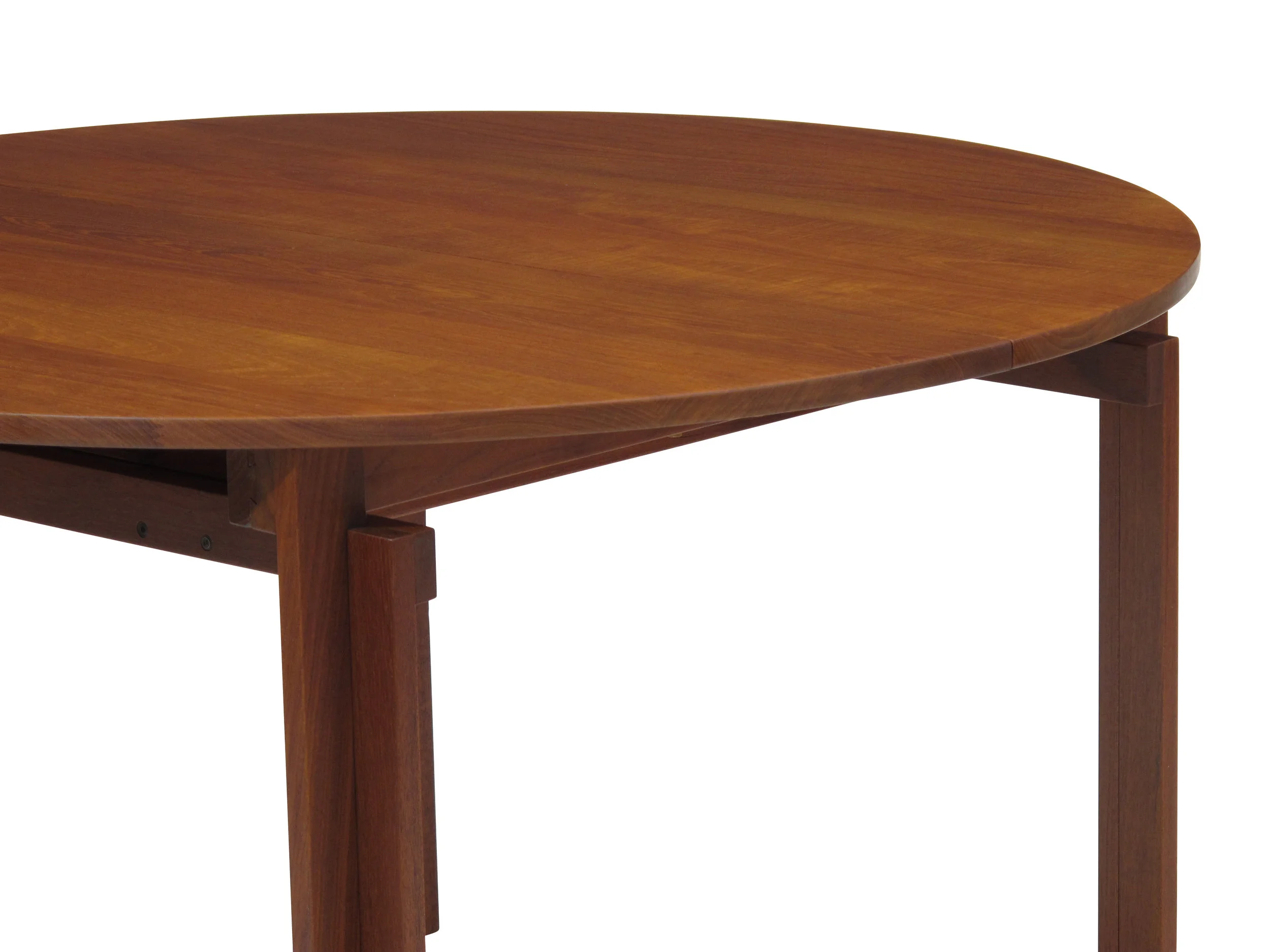 Peter Hvidt Solid Teak Dining Table with Leaves 9
