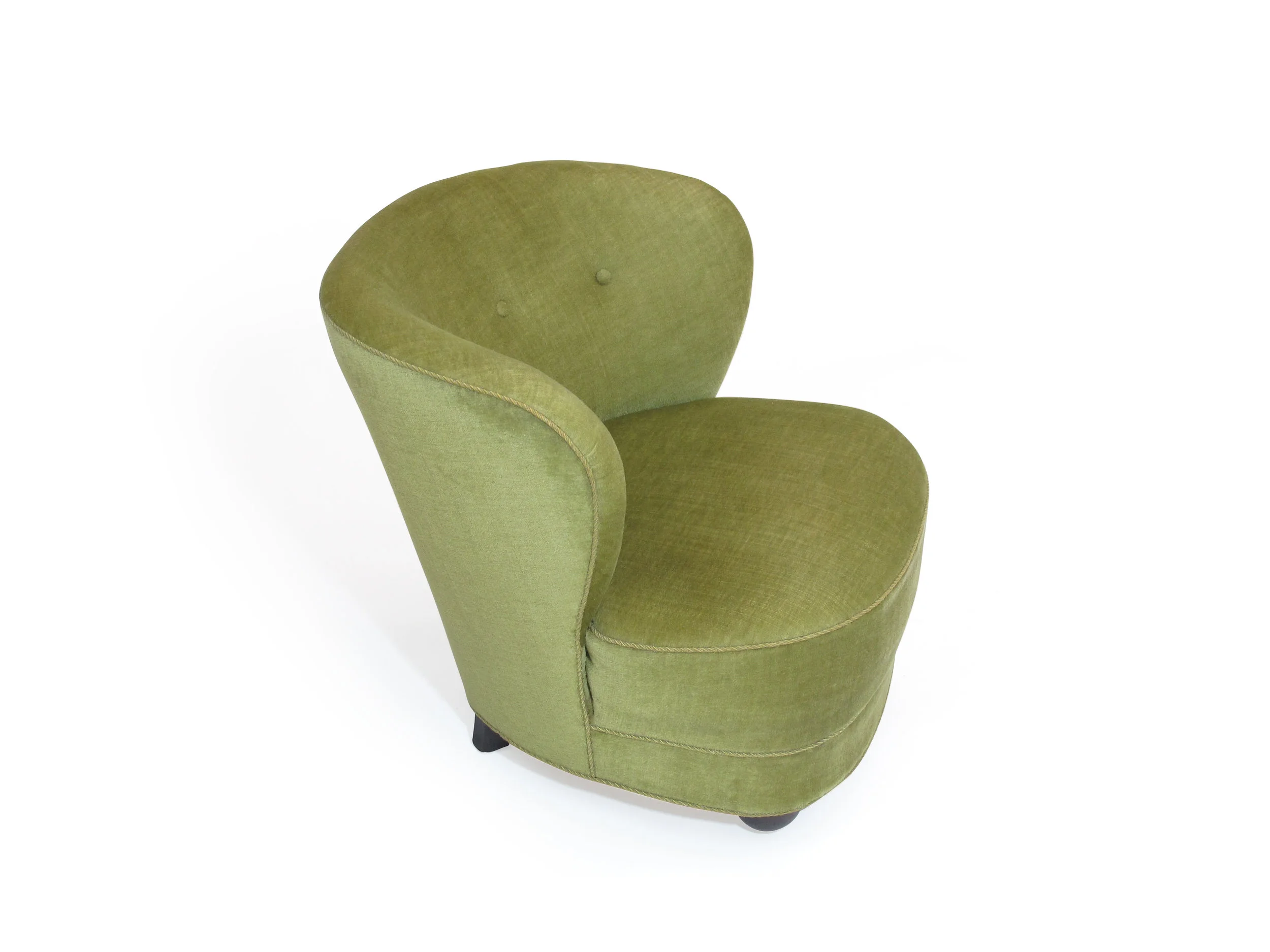 1930's Slipper Chair in manner of Flemming Lassen 8