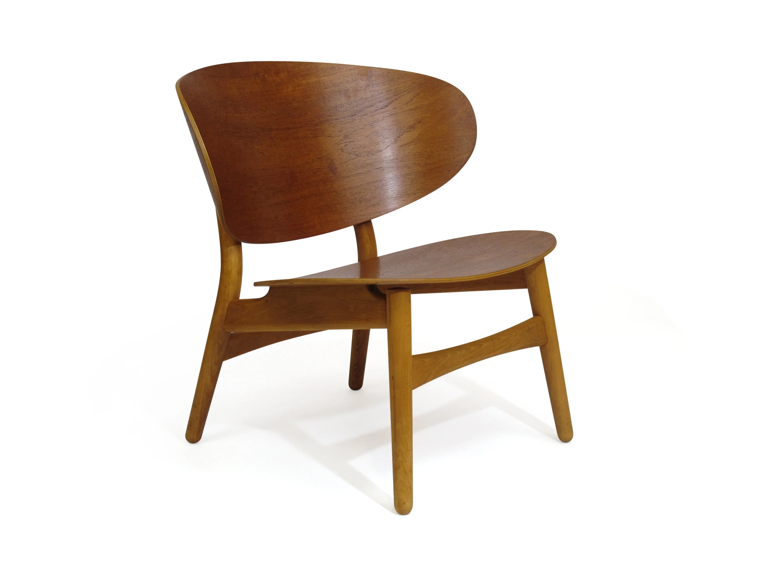 Early Hans Wegner Shell Chair for by Fritz Hansen 3