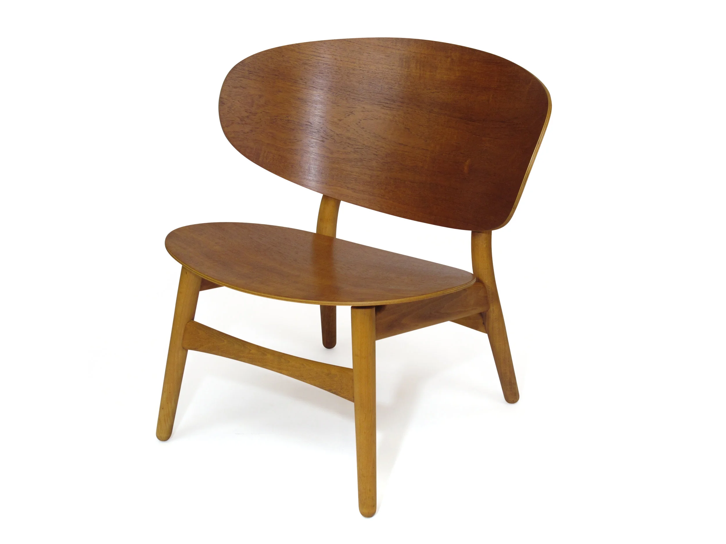 Early Hans Wegner Shell Chair for by Fritz Hansen 11