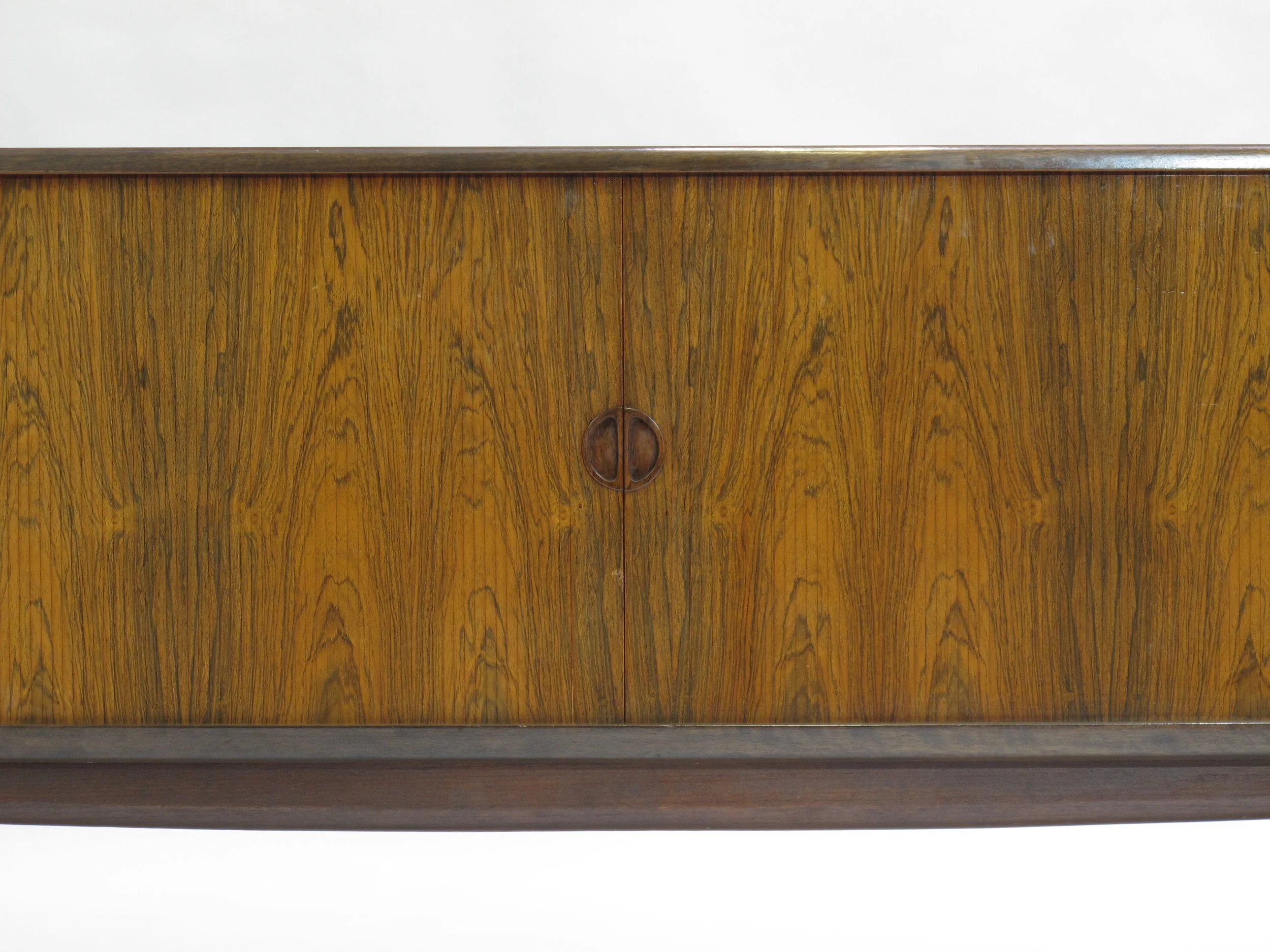 Johannes Andersen Rosewood Tambor Door Credenza 5