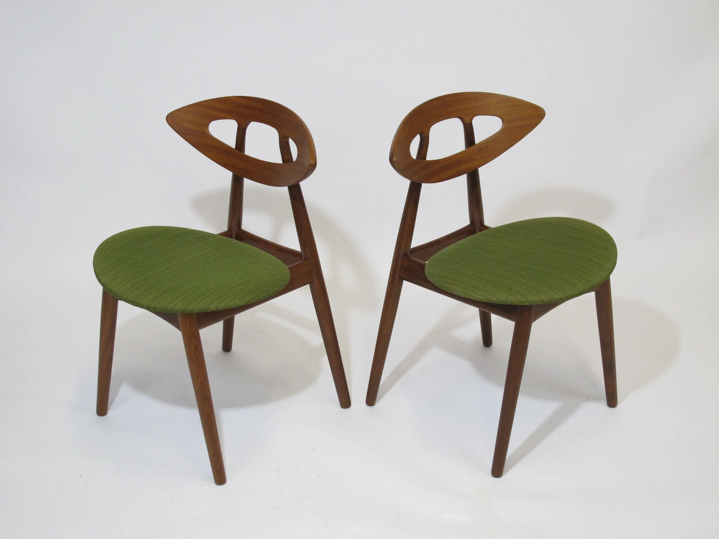 Pair of Ejvind A. Johansson Dining "Eye" Chairs