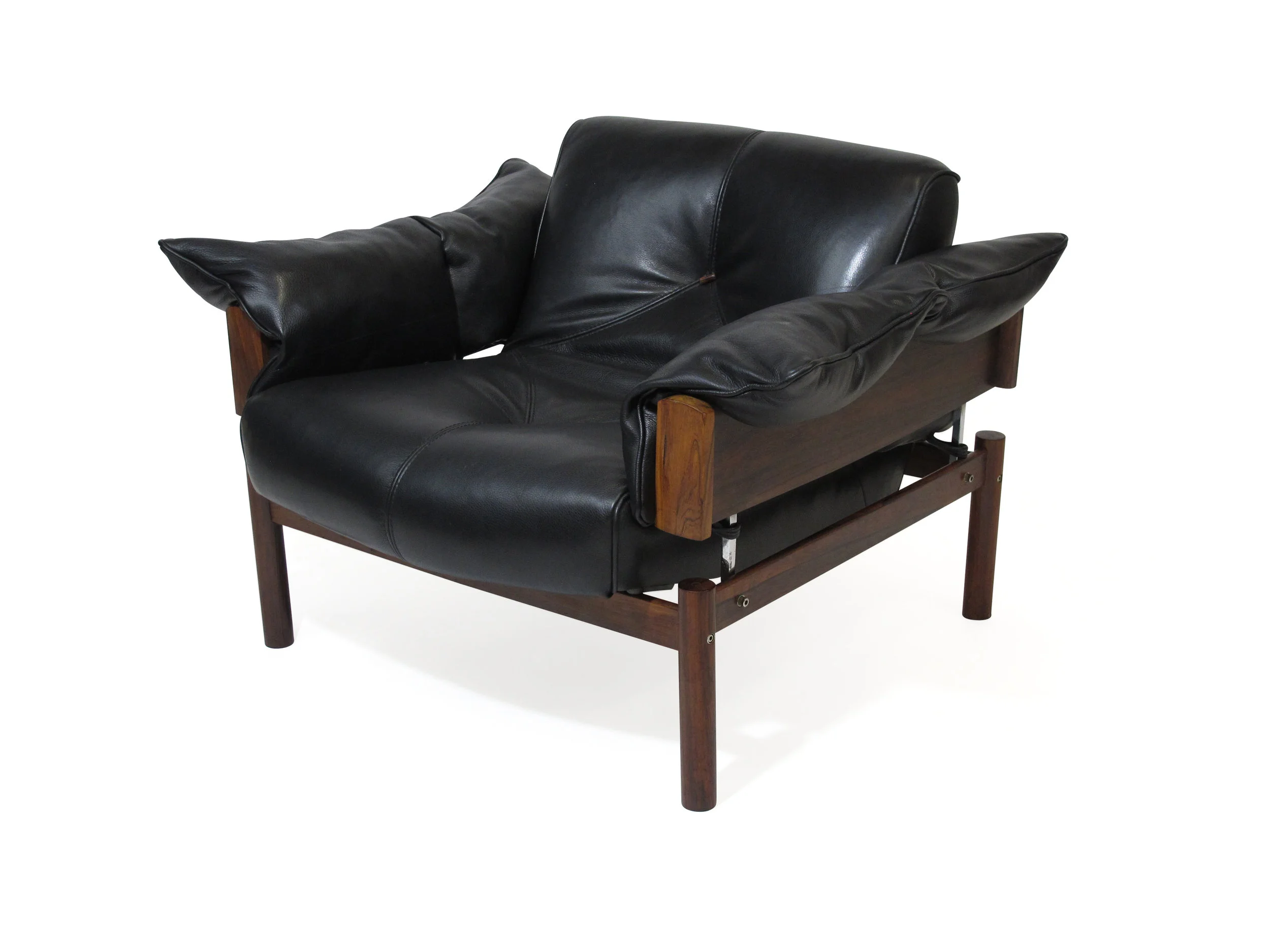 Percival Lafer Brazilian Modernist Rosewood Sofa and Chair model MP-013 4