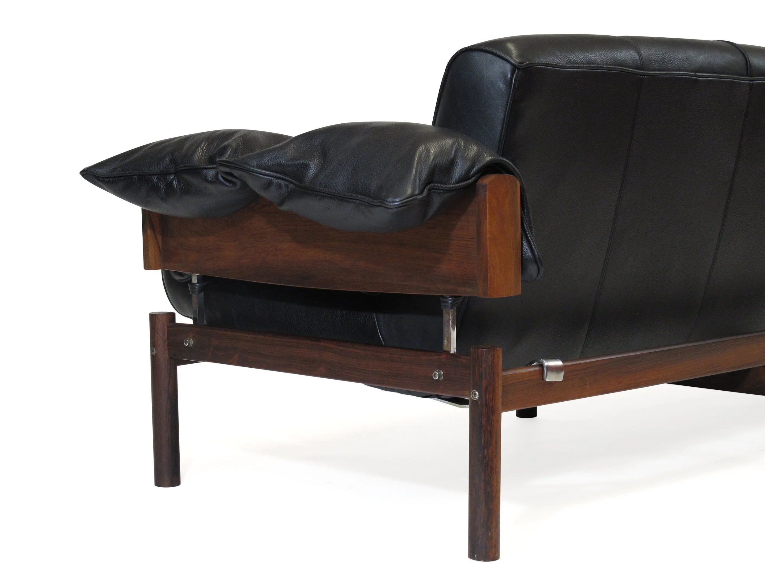 Percival Lafer Brazilian Modernist Rosewood Sofa and Chair model MP-013 17