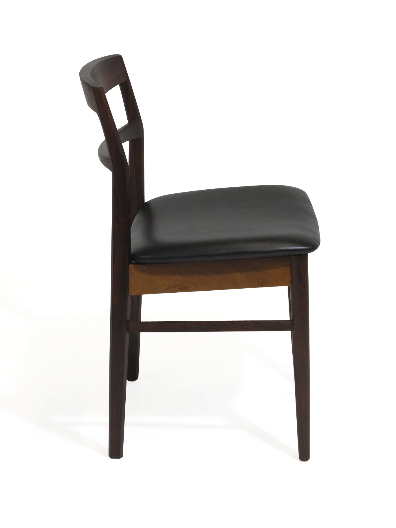 Rare Arne Vodder Solid Rosewood Dining Chairs 5