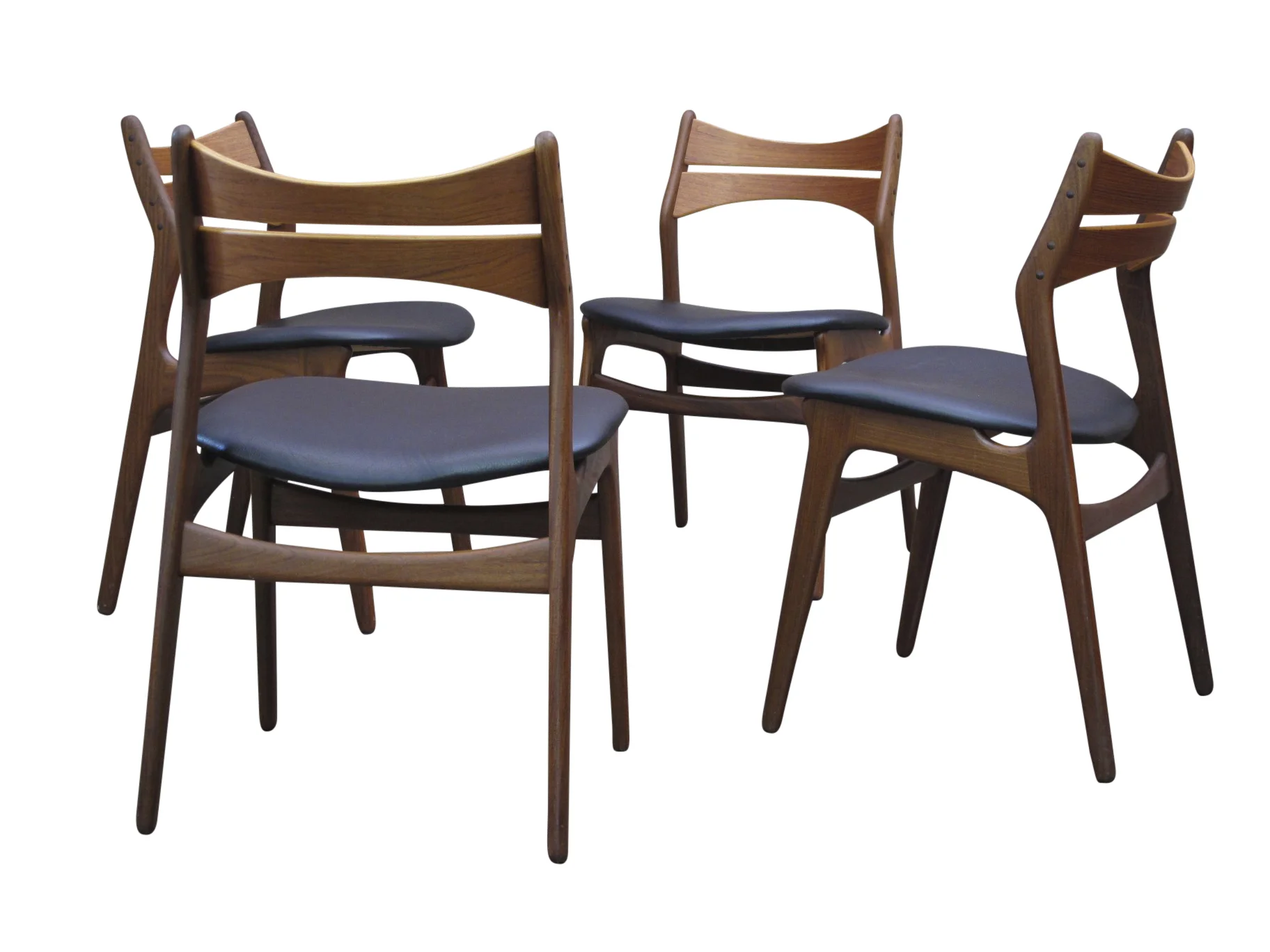 Erik Buck Teak Dining Chairs 7