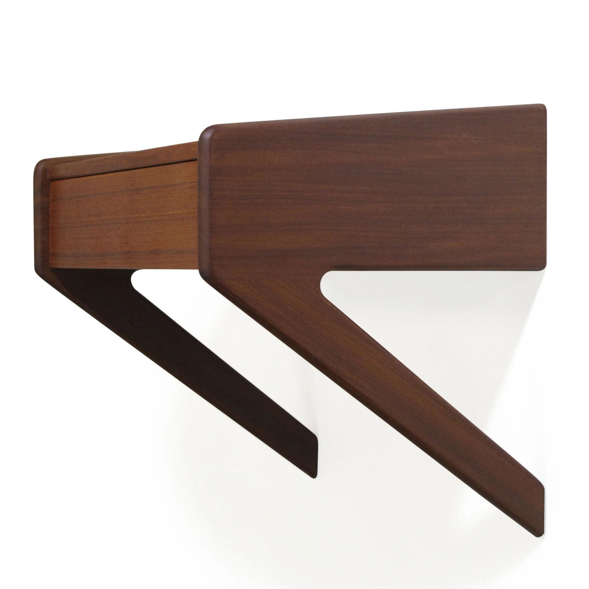 Teak Floating Gunni Omann Side Tables 1