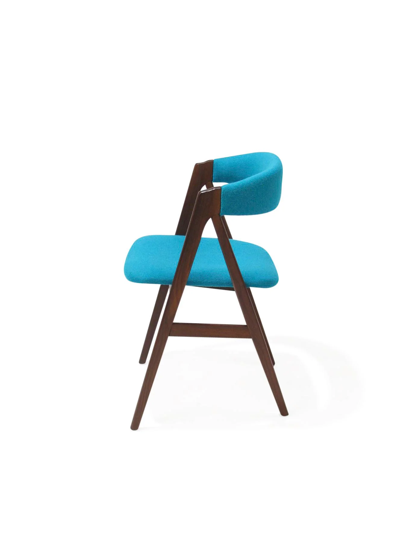 Danish Dining Chairs in Turquoise 4