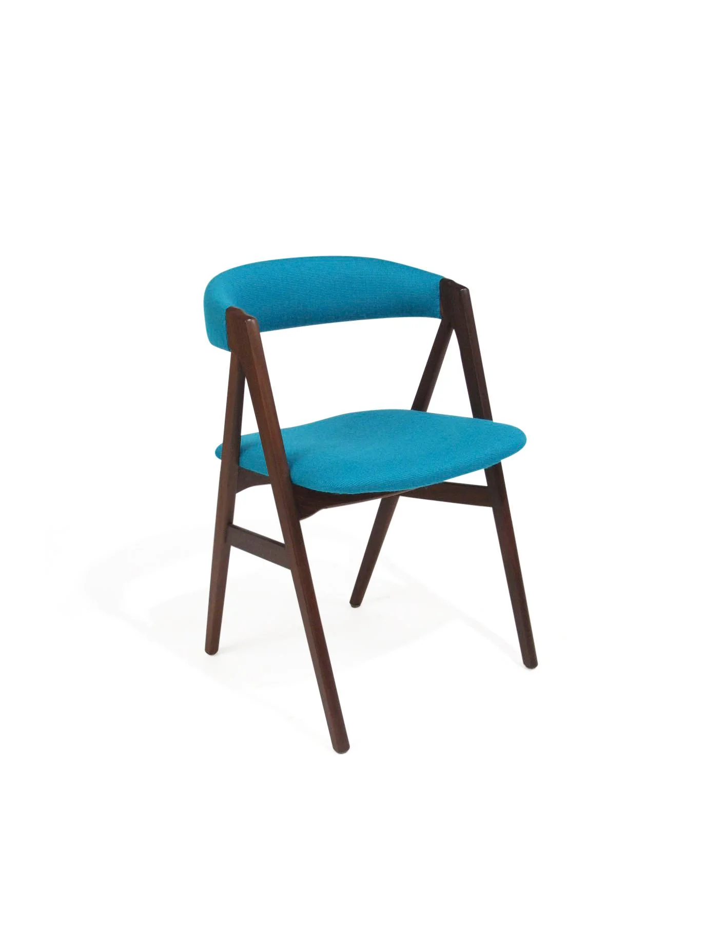 Danish Dining Chairs in Turquoise 5