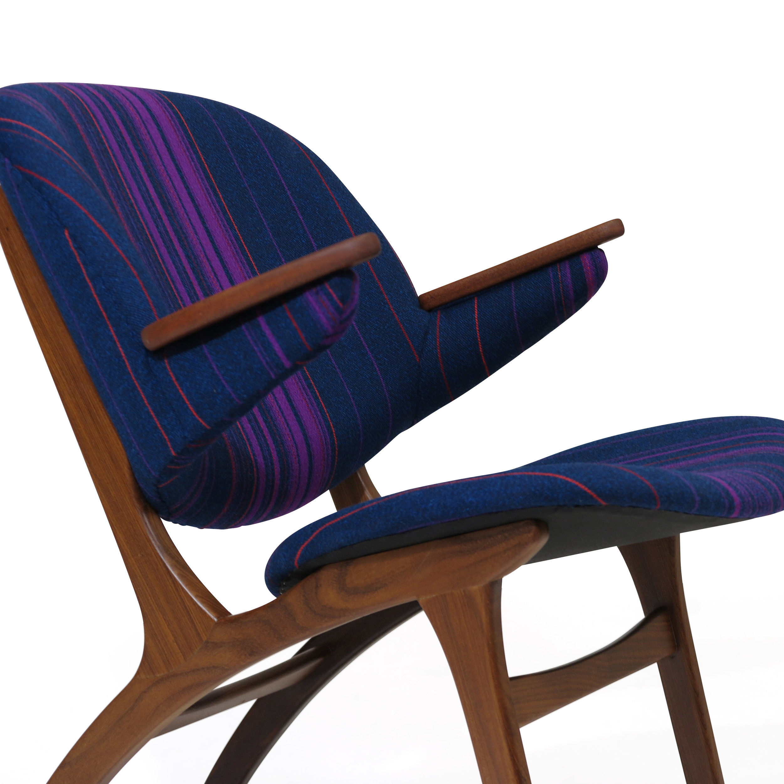 Carl Edward Matthes Danish Teak Lounge Chairs - A Pair 2