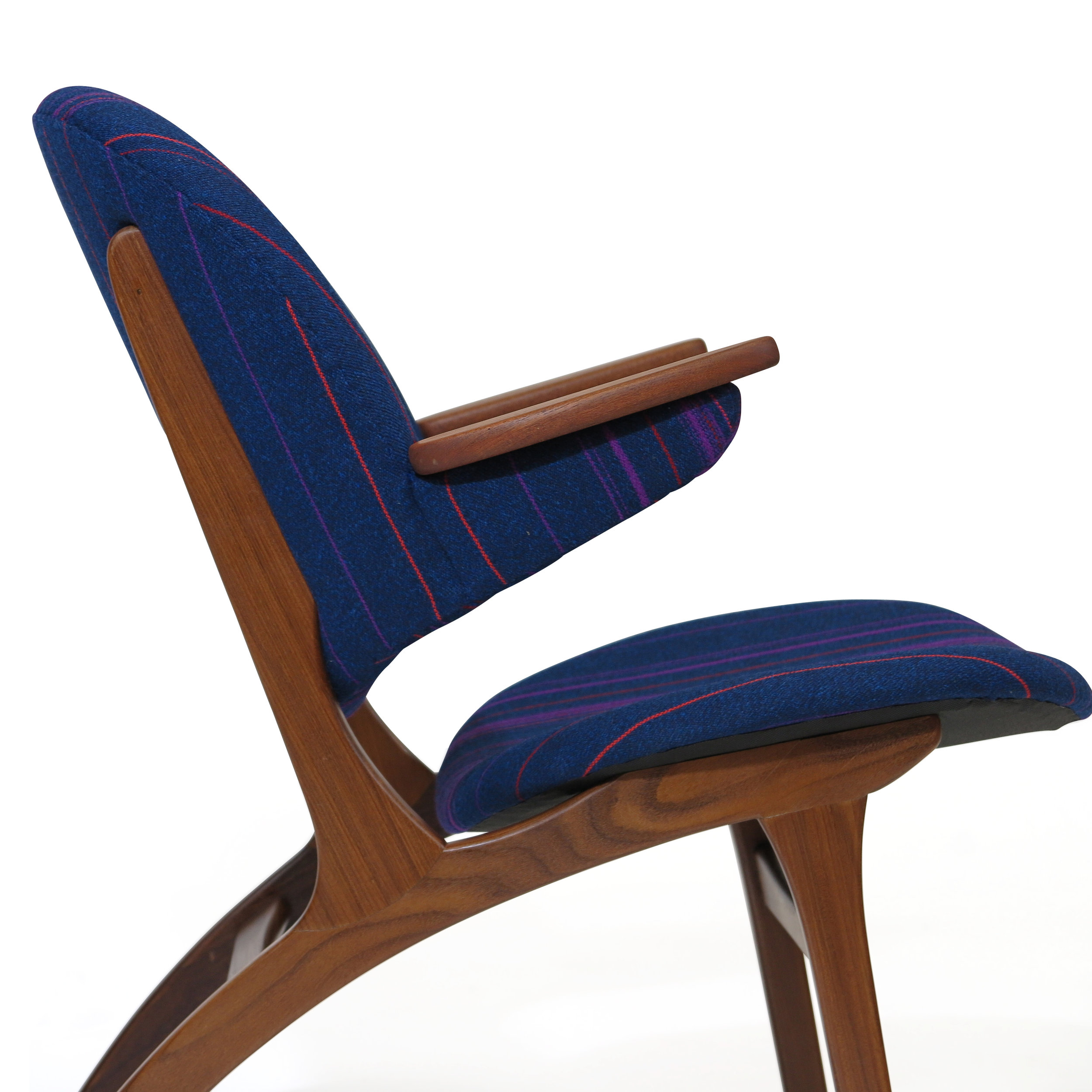 Carl Edward Matthes Danish Teak Lounge Chairs - A Pair 3