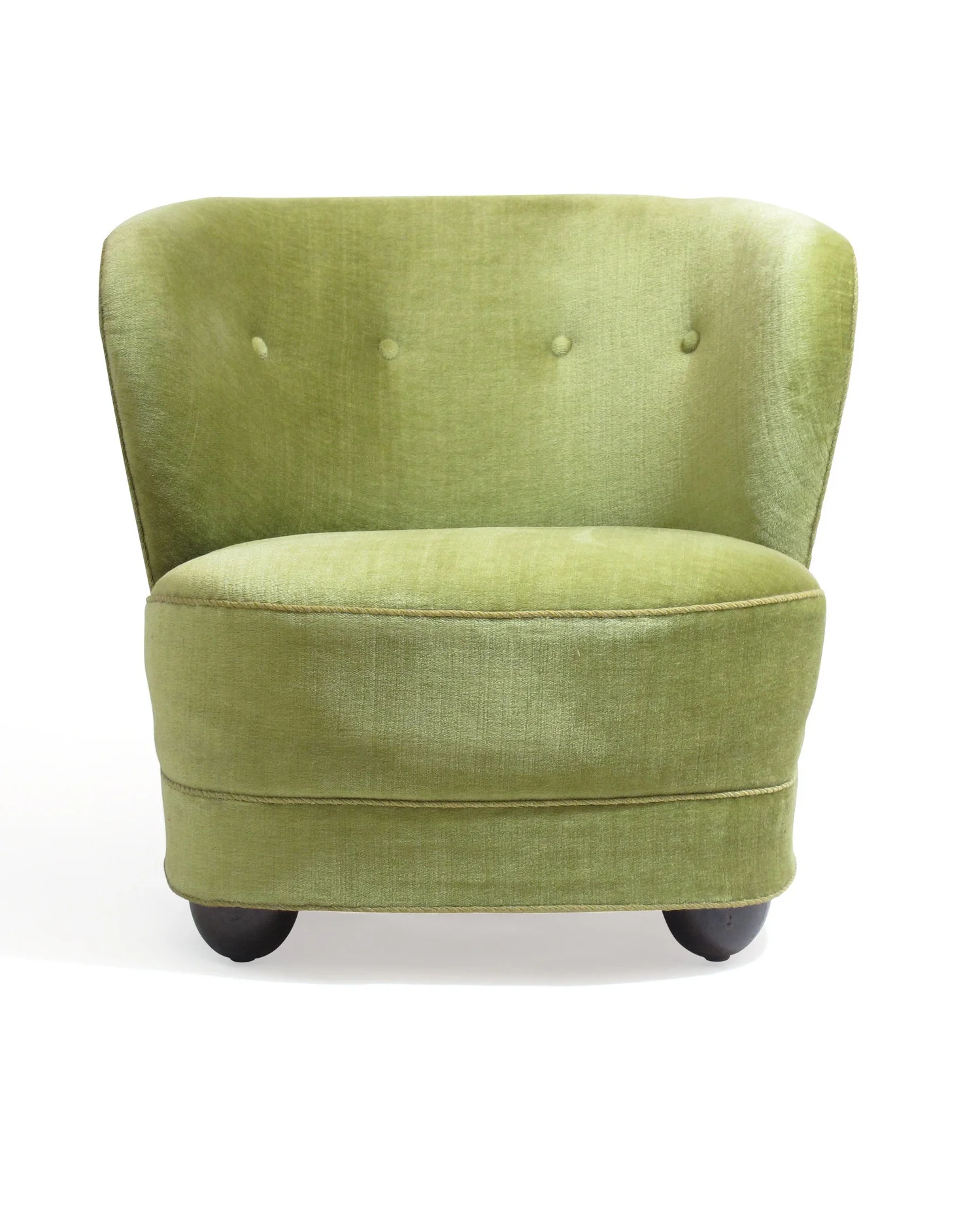 1930's Slipper Chair in manner of Flemming Lassen 1