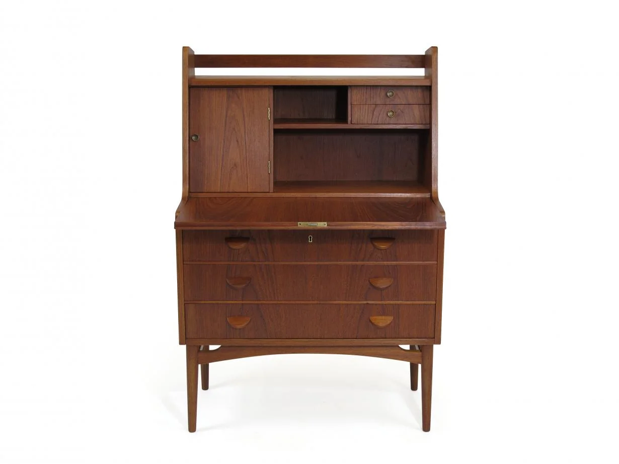 Teak Secretary Desk 2