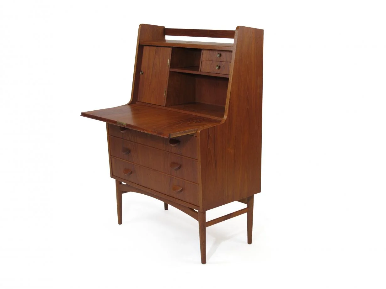 Teak Secretary Desk 6