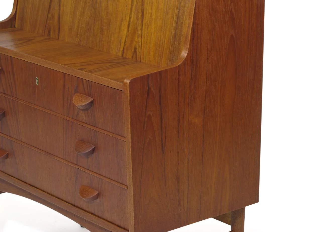 Teak Secretary Desk 7