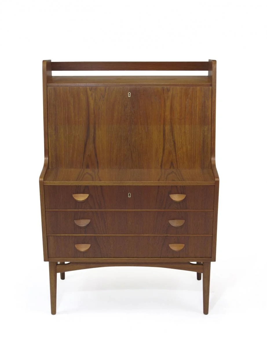 Teak Secretary Desk 10
