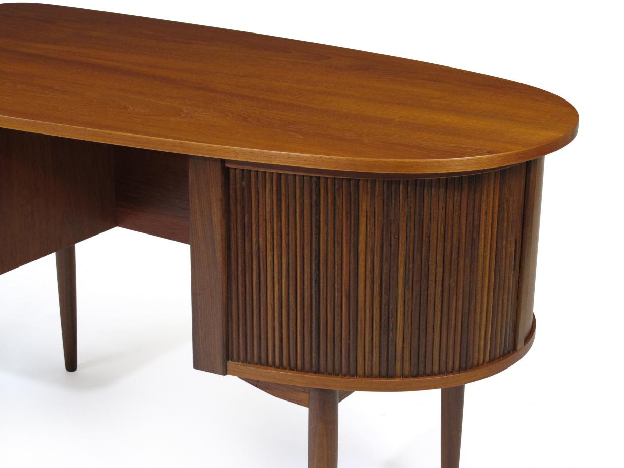 Kai Kristiansen Teak Bullet Desk 5