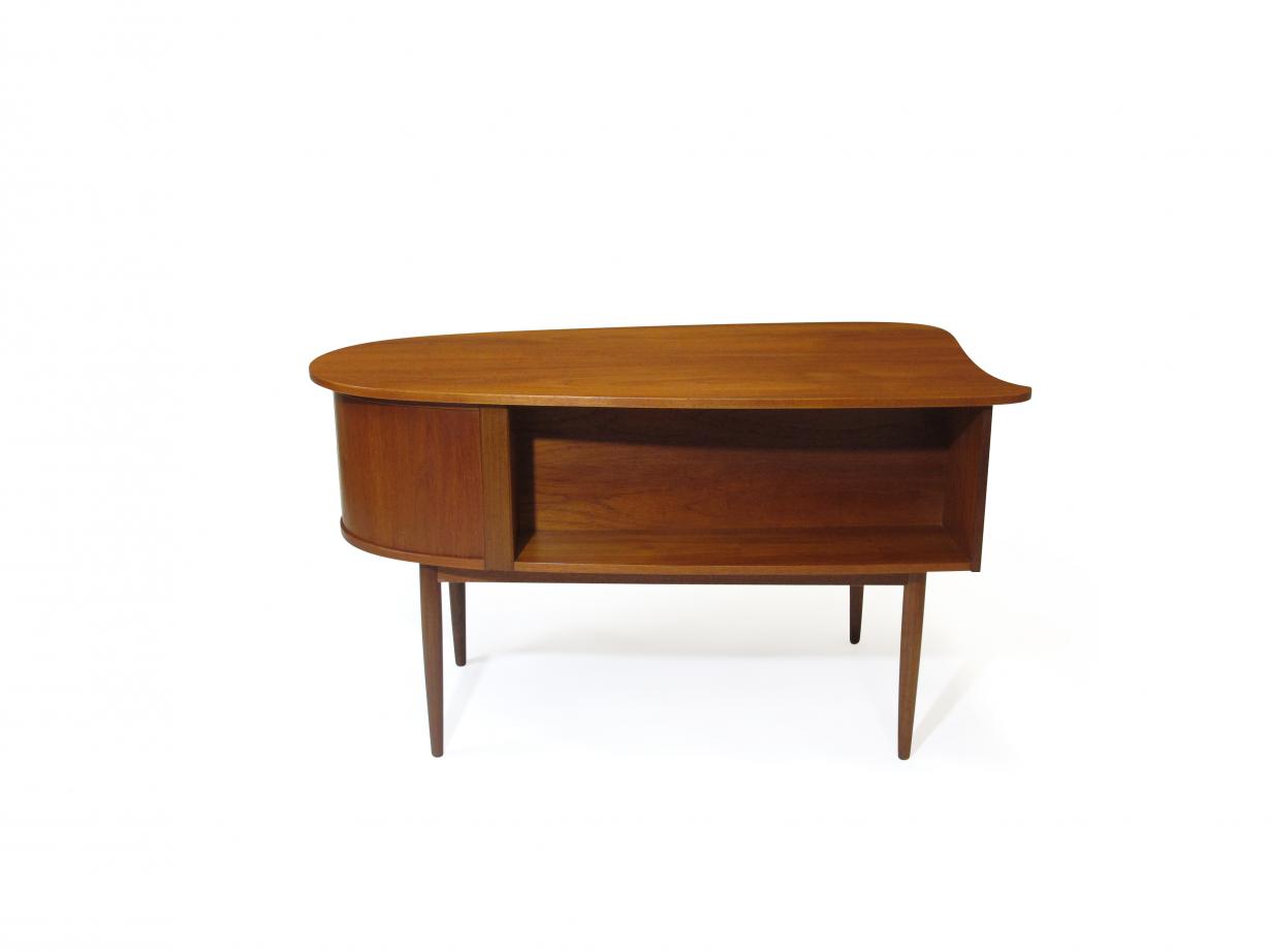 Kai Kristiansen Teak Bullet Desk 9