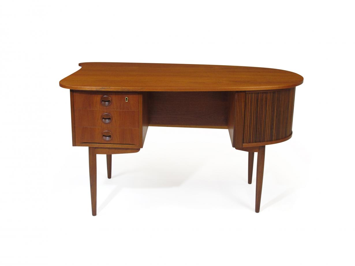 Kai Kristiansen Teak Bullet Desk