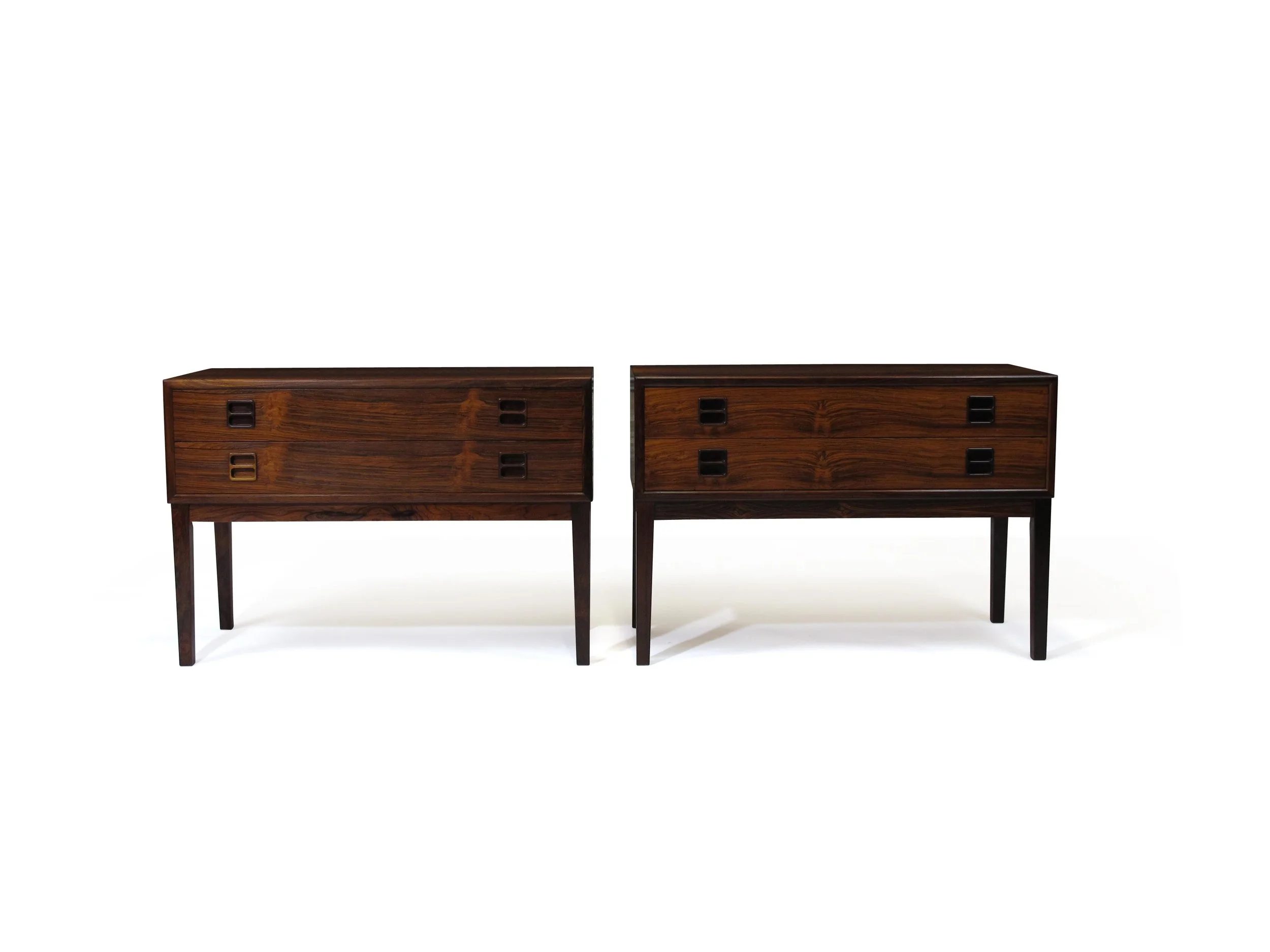 Danish Rosewood Small Cabinets Nightstands