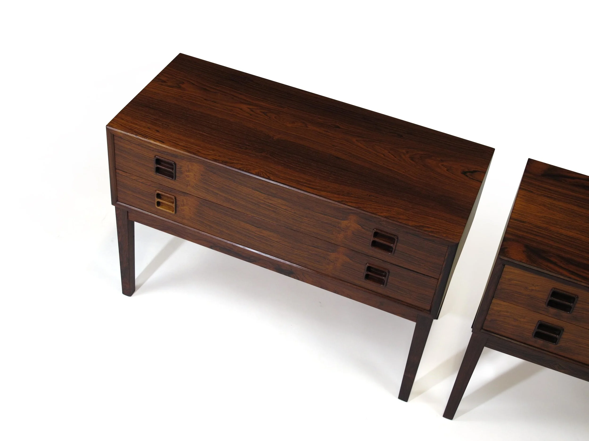 Danish Rosewood Small Cabinets Nightstands 3