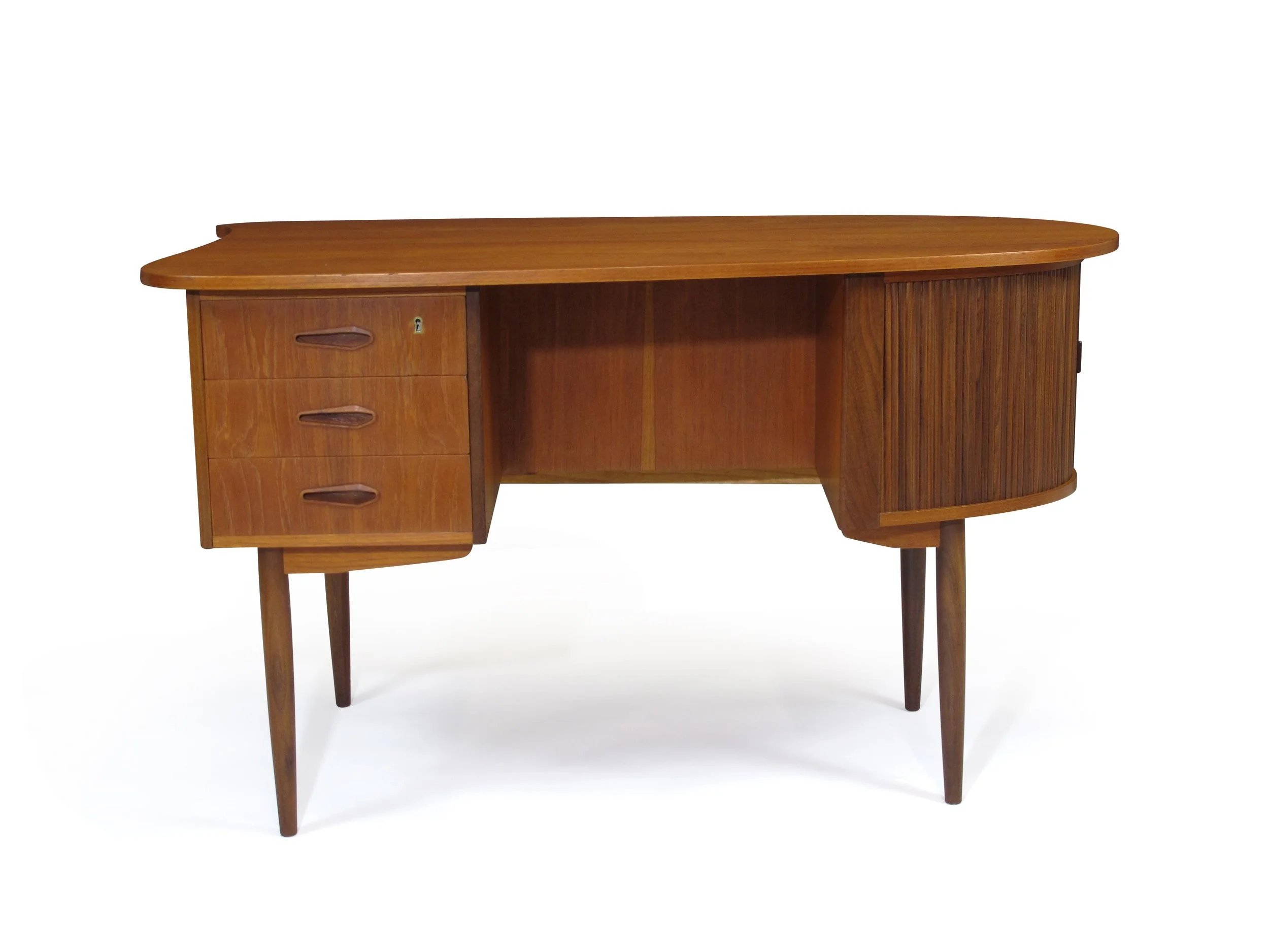Kai Kristiansen Danish Teak Bullet Desk 2