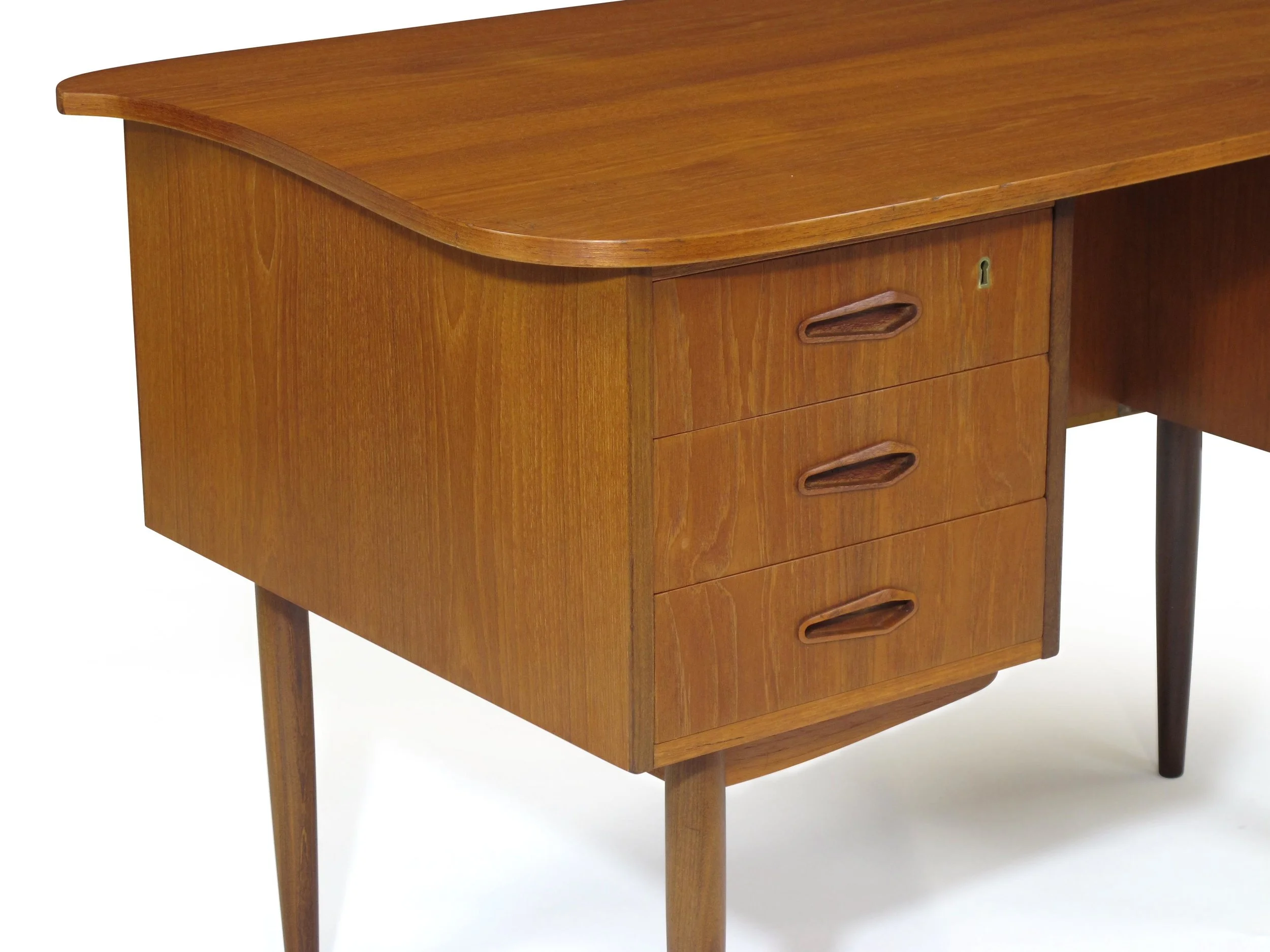 Kai Kristiansen Danish Teak Bullet Desk 4
