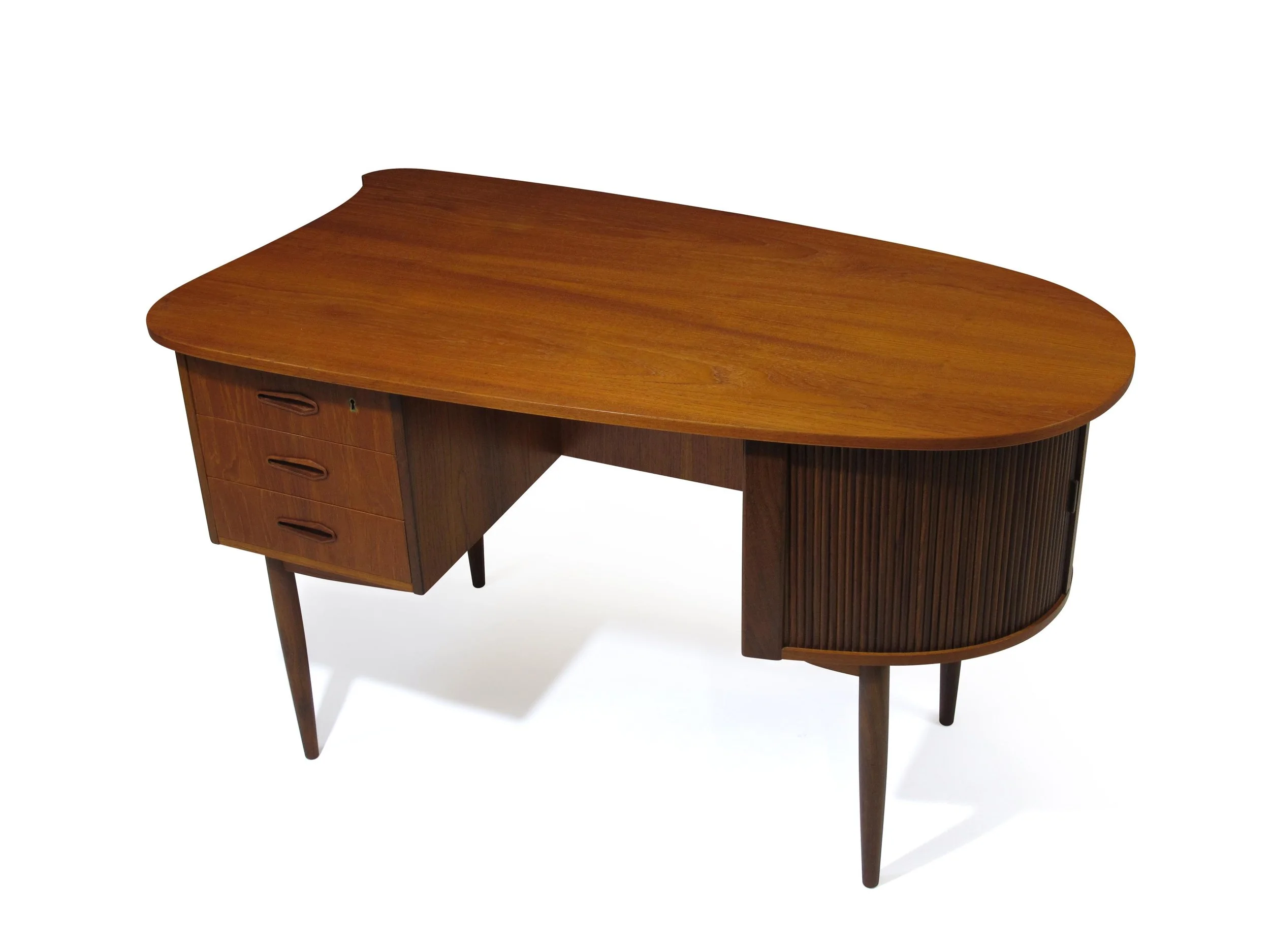 Kai Kristiansen Danish Teak Bullet Desk 6