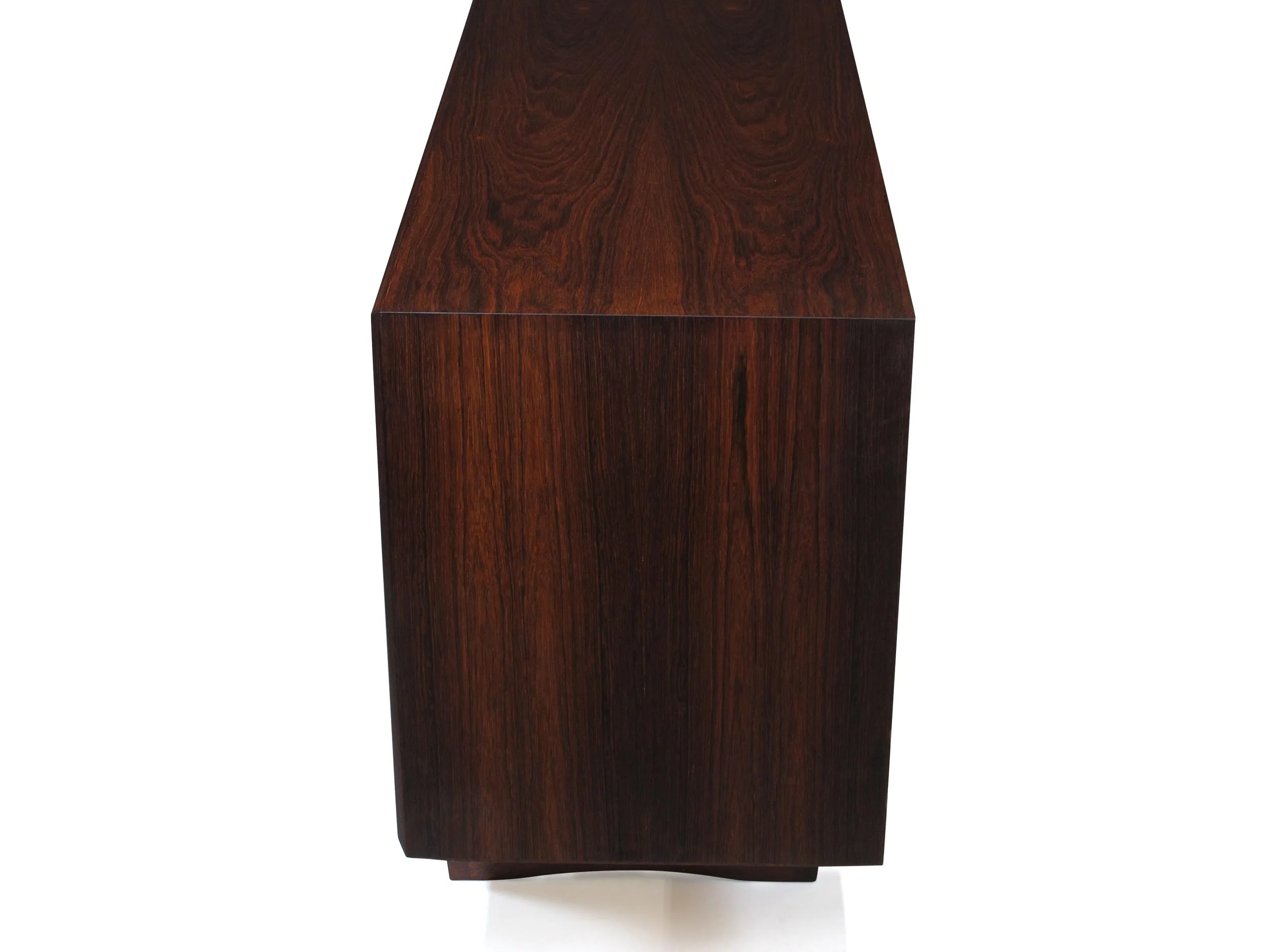 Danish Rosewood Credenza with Metal Pulls 9
