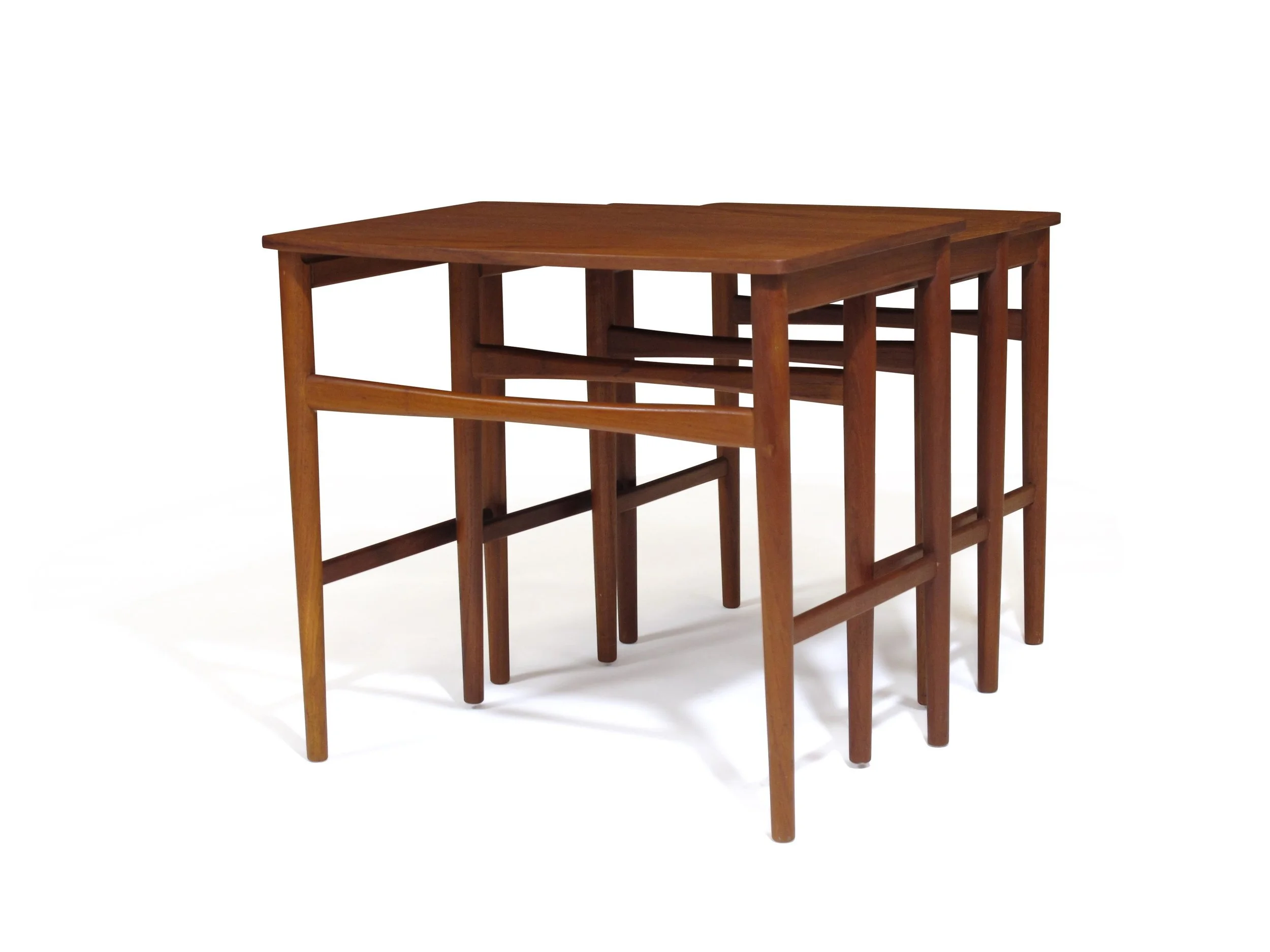 Danish Teak Nesting Tables 7