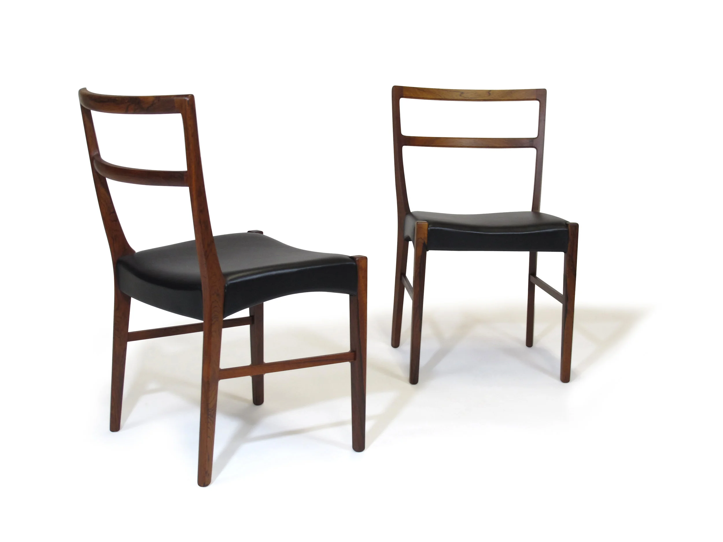 Johannes Andersen for Bernhard Pedersen and Sons Rosewood Dining Chairs - Set of 8 2