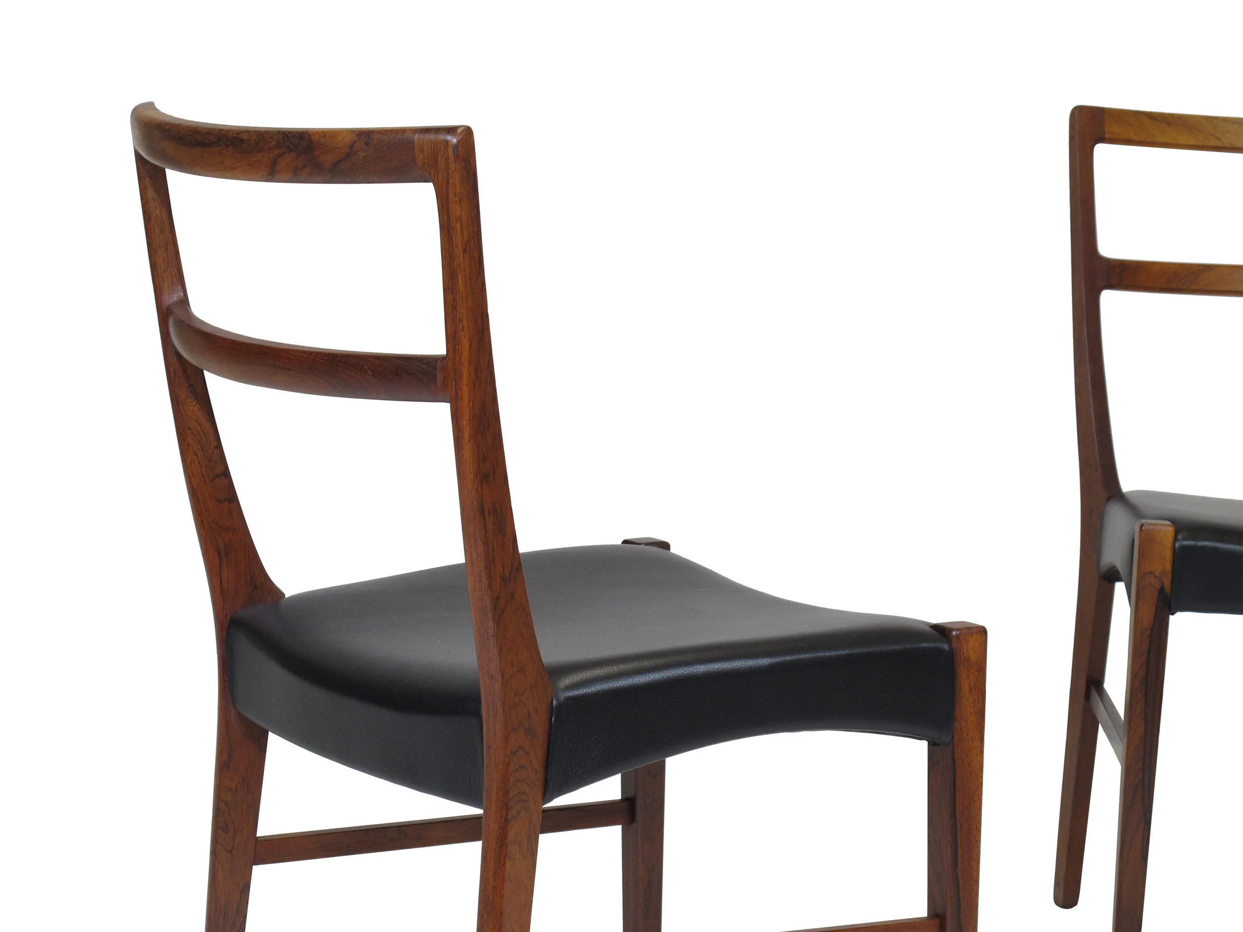 Johannes Andersen for Bernhard Pedersen and Sons Rosewood Dining Chairs - Set of 8 3