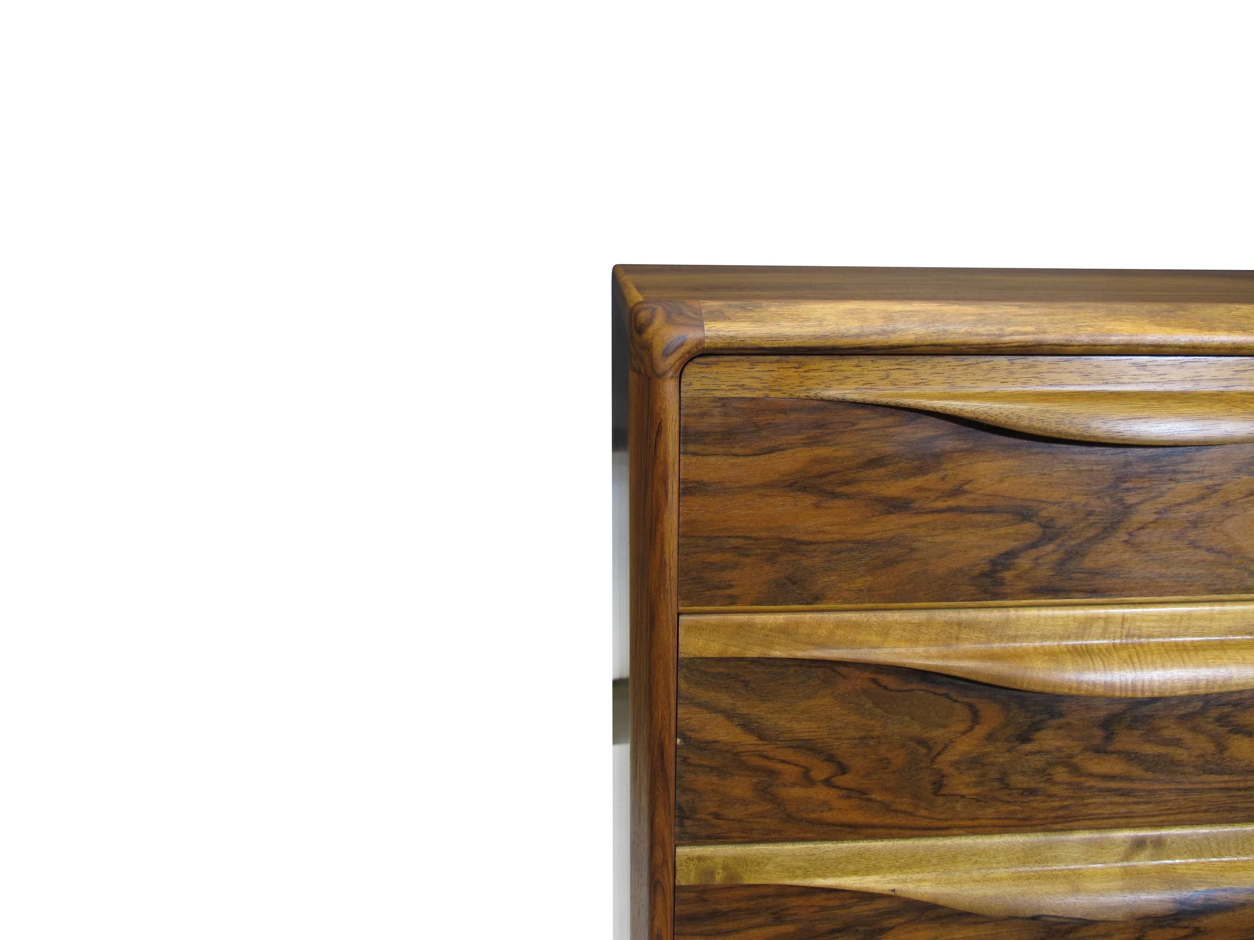 Kurt Ostervig for Brande Mobelfabrik Burled Walnut Cabinet