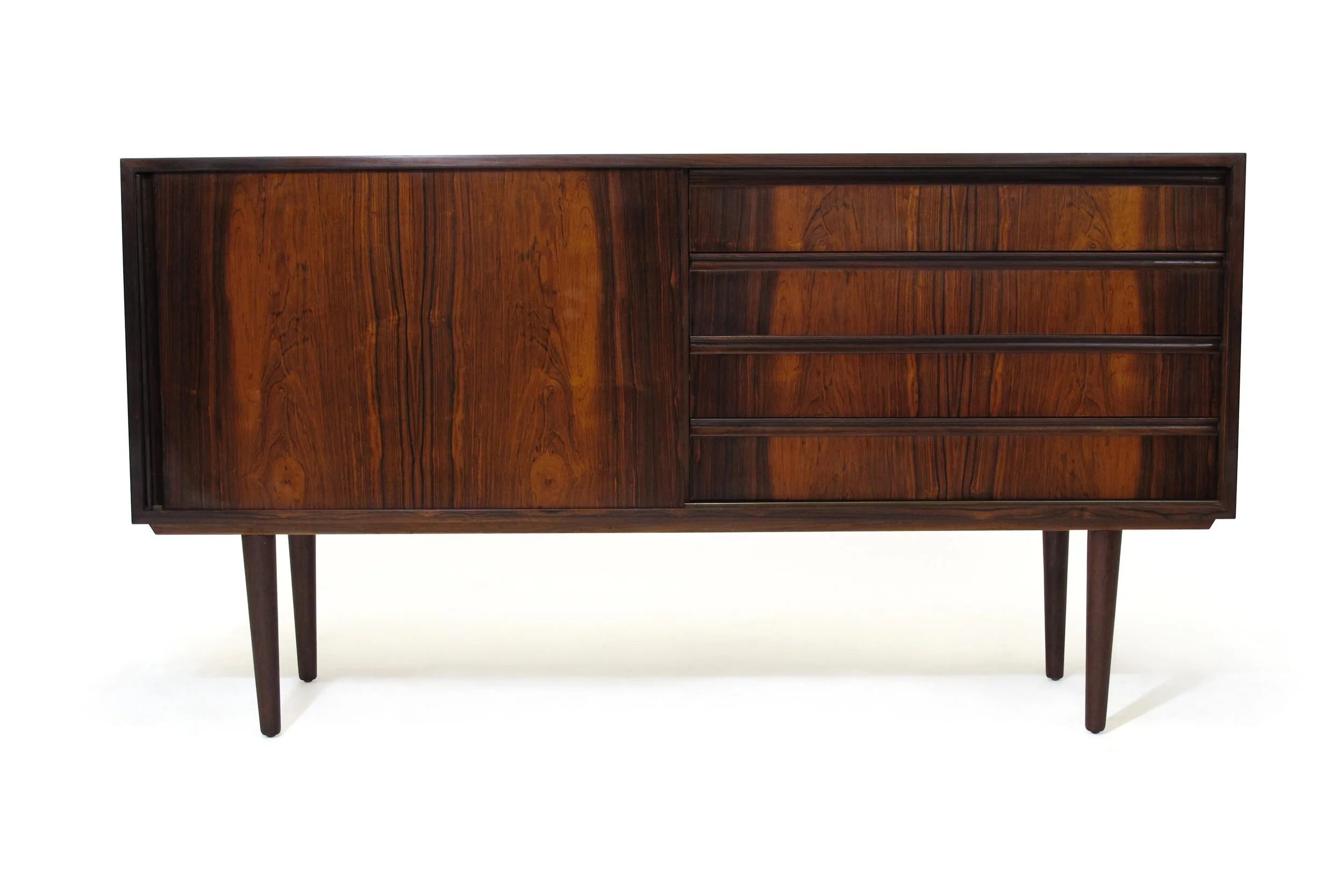 Danish Brazilian Rosewood Credenza Sideboard