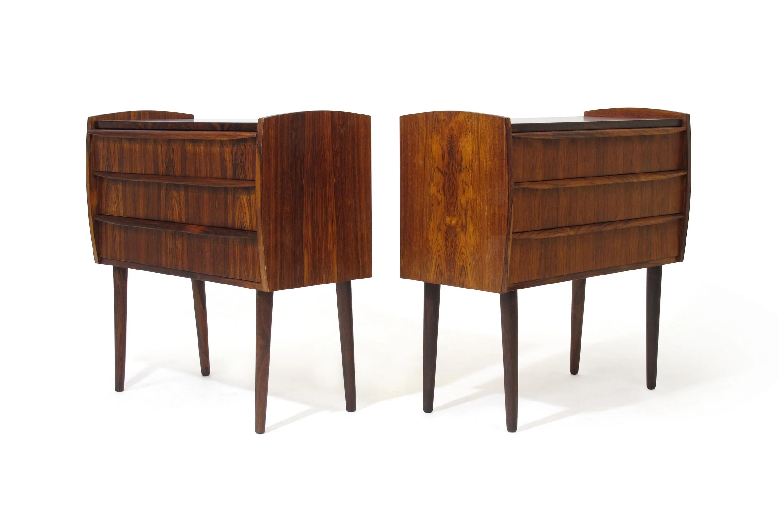 Danish Rosewood Nightstands