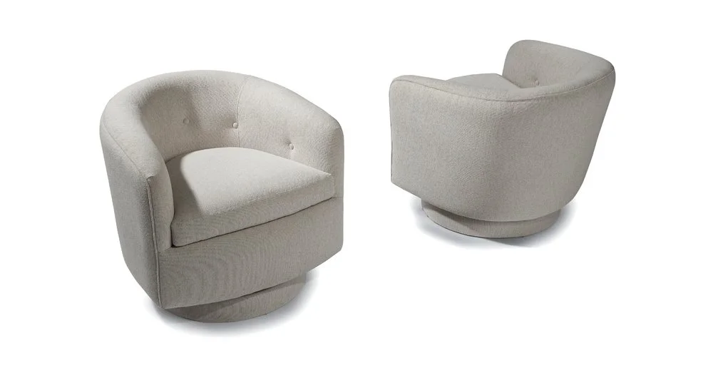 Roxy Swivel Tilt Lounge Chair by Milo Baughman for Thayer Coggin