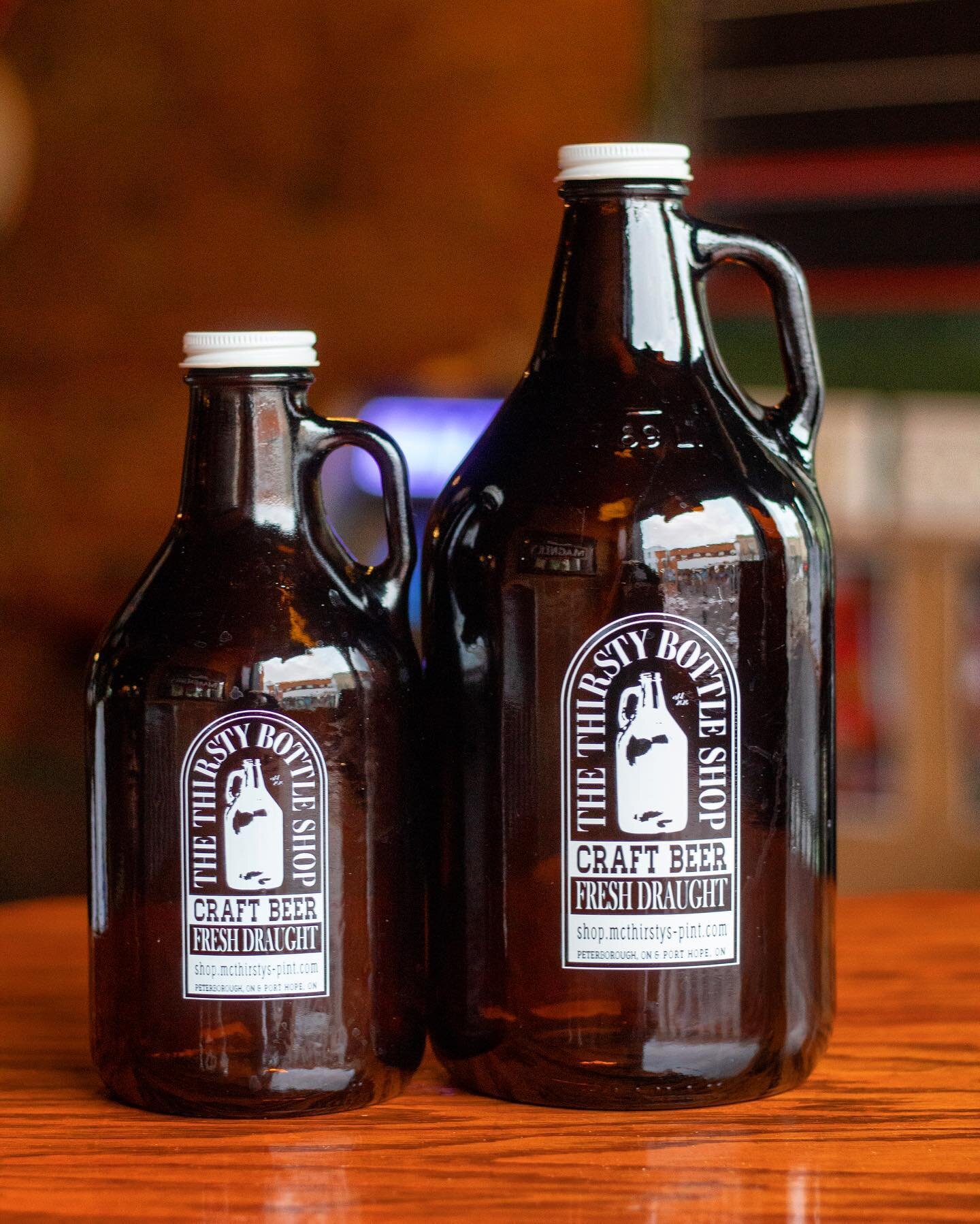 Secure your growler today! Domestic and craft beers available. We are open 4-9pm