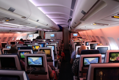 There is no lack of quality entertainment onboard, available in all flight classes © Joanne DiBona